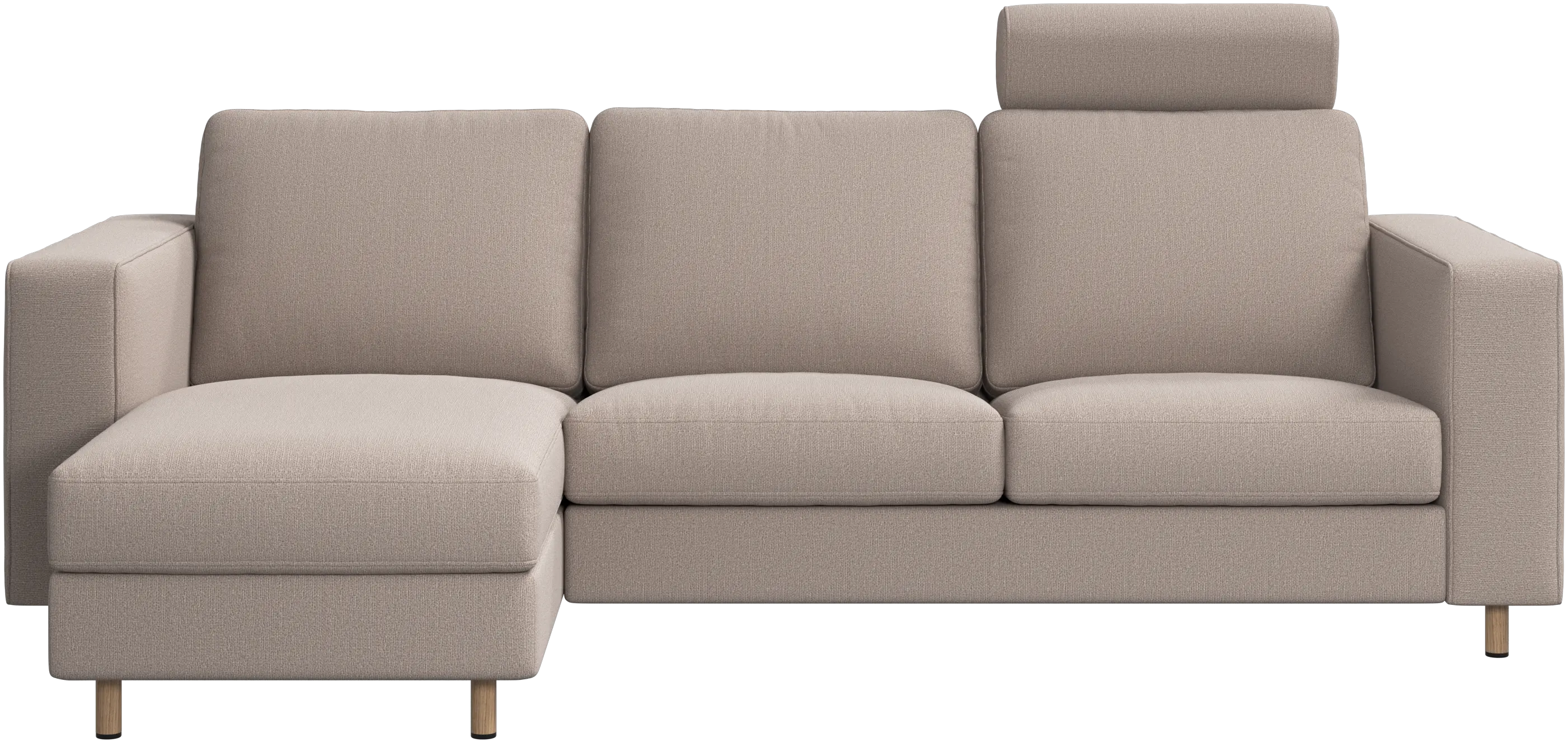 Indivi sofa with chaise longue left