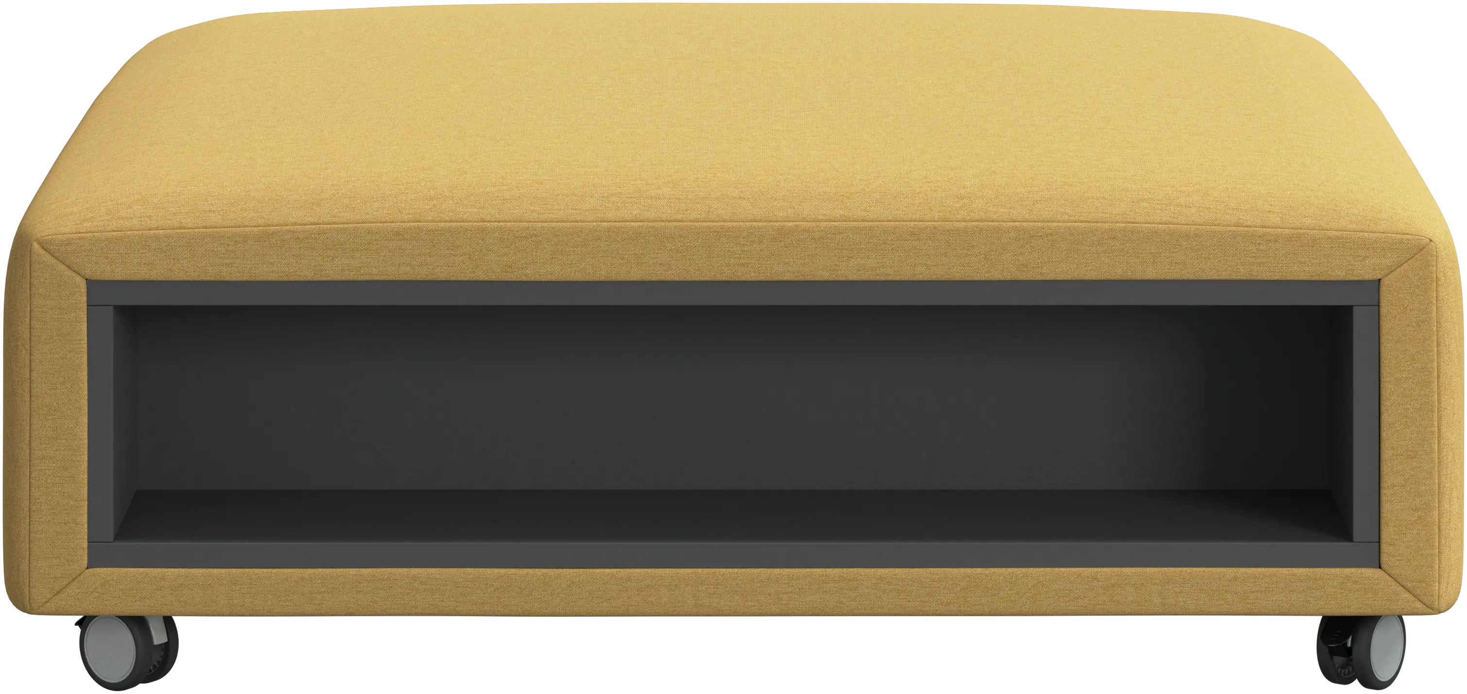 Hampton Pouf mit Rollen und Stauraum auf linker und rechter Seite