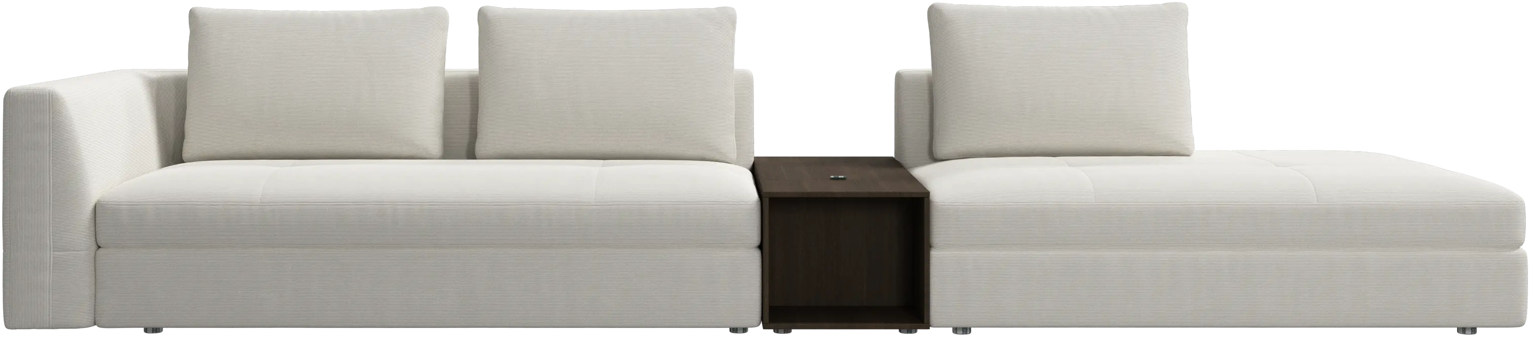 Bergamo 3-seater lounge sofa with storage