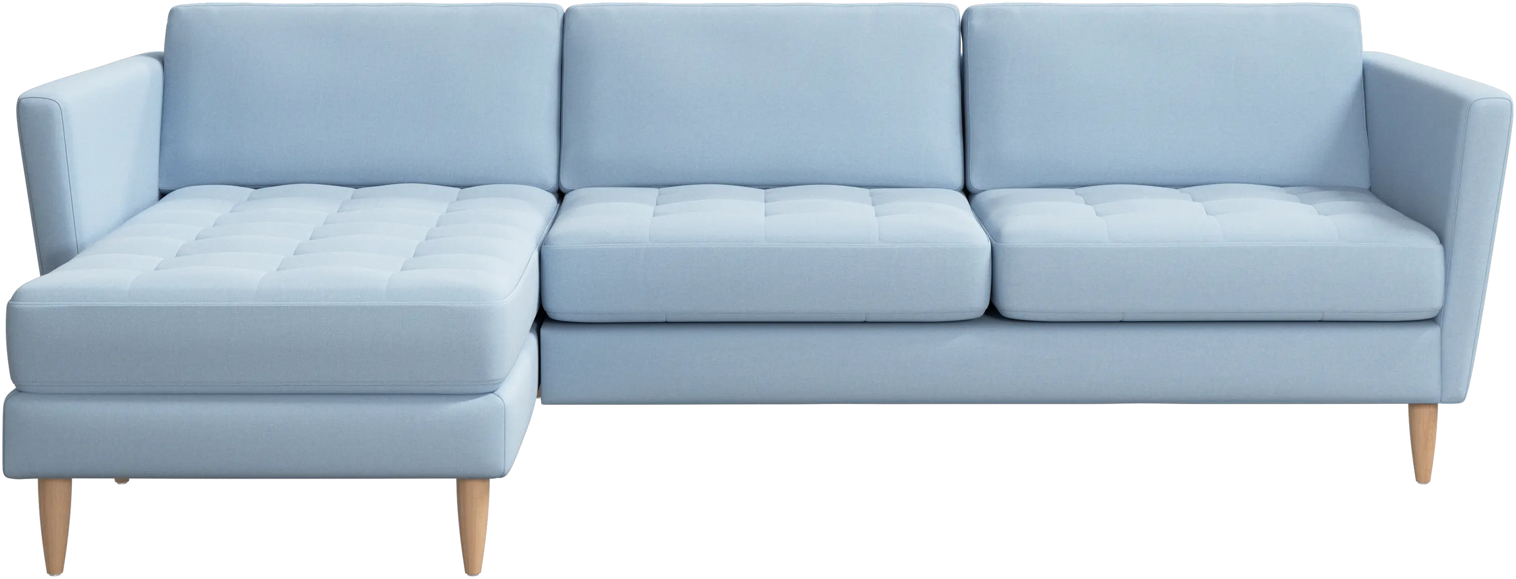 Osaka sofa with resting unit, tufted seat