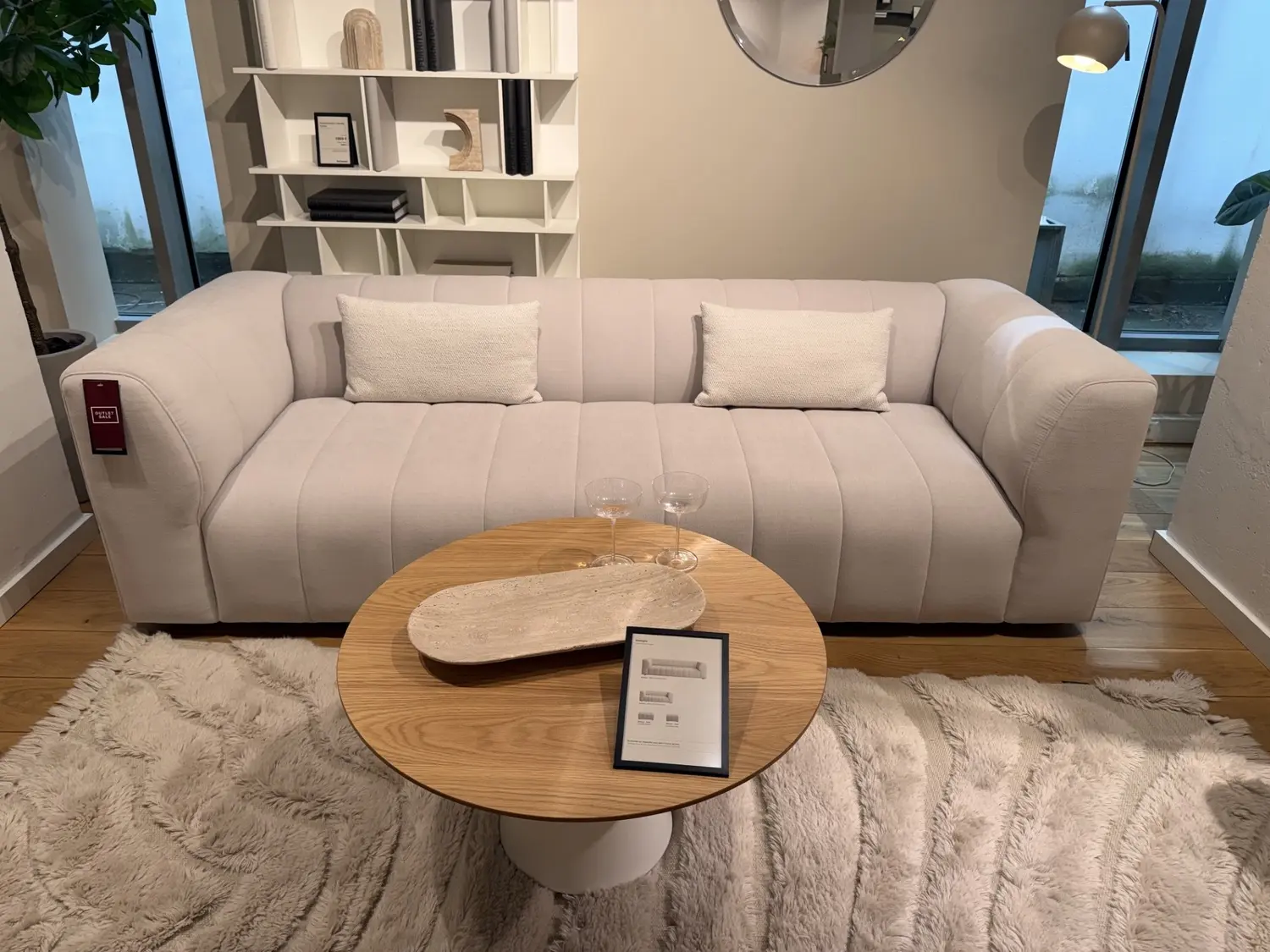 Sofas Canapé Bellagio 3 places en tissus Aqua Clean FRISCO, Disponible immédiatement