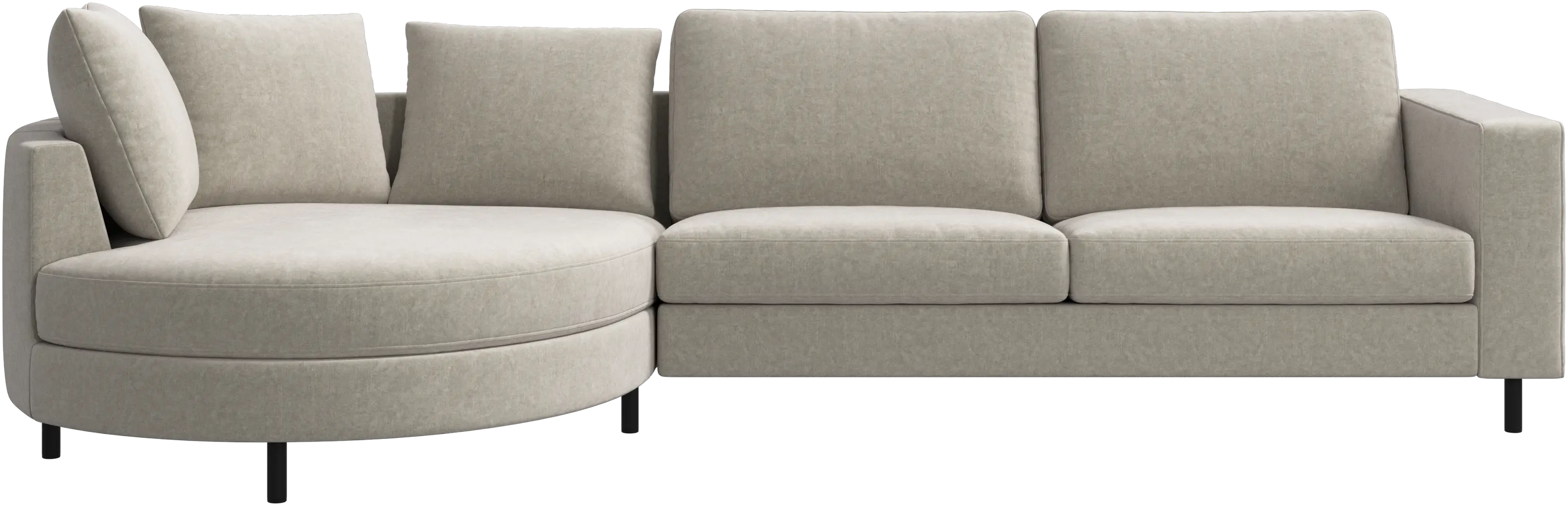 Indivi sofa with chaise longue left