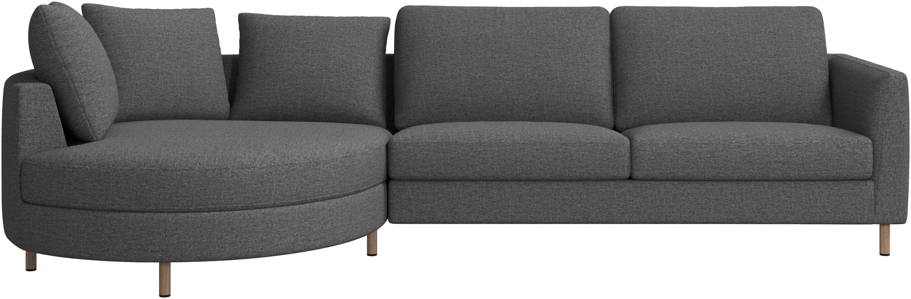 Sofá Indivi con módulo chaise-longue a la izquierda