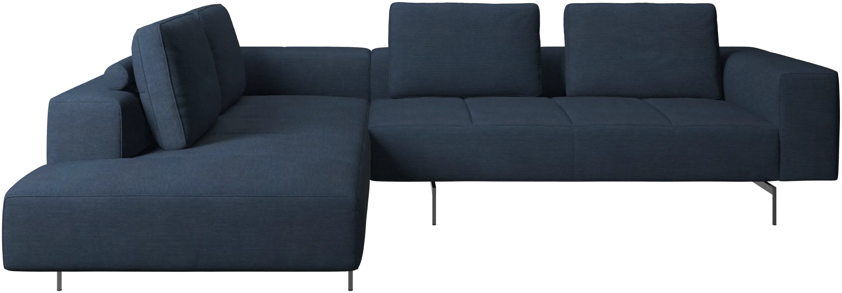 Amsterdam corner sofa with lounging unit