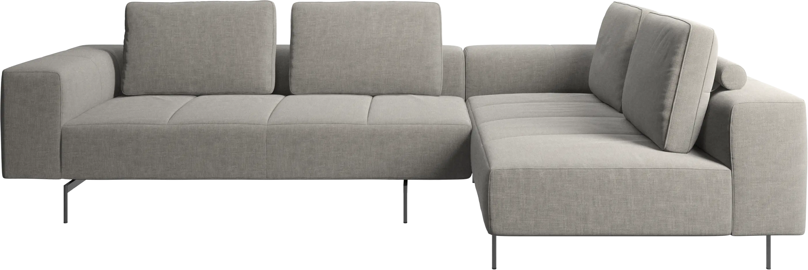 Amsterdam corner sofa with lounging unit