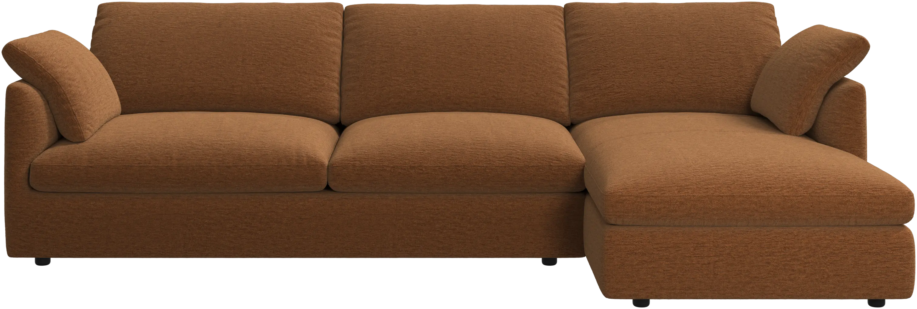 Milano sofa with chaise longue right