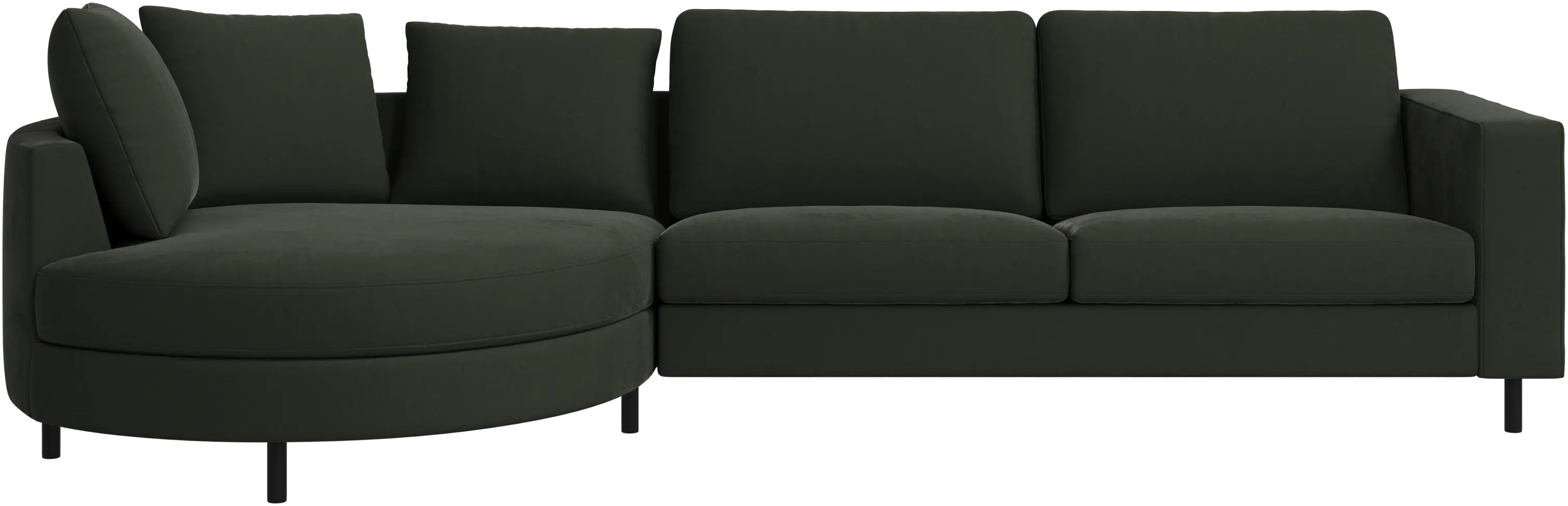 Indivi sofa with chaise longue left
