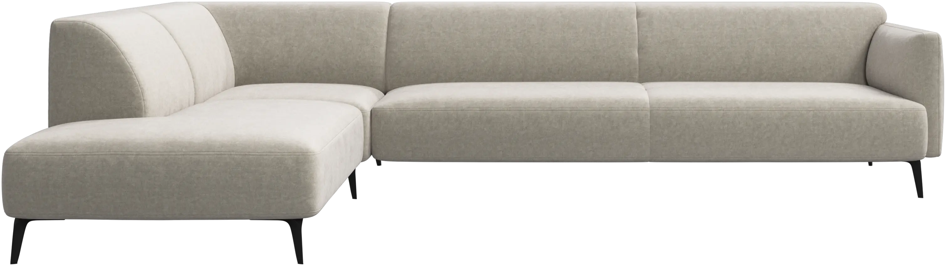 Modena corner sofa with lounging unit
