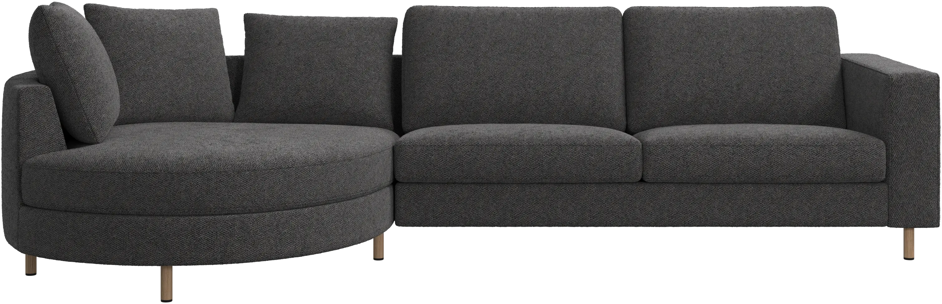Indivi sofa with chaise longue left