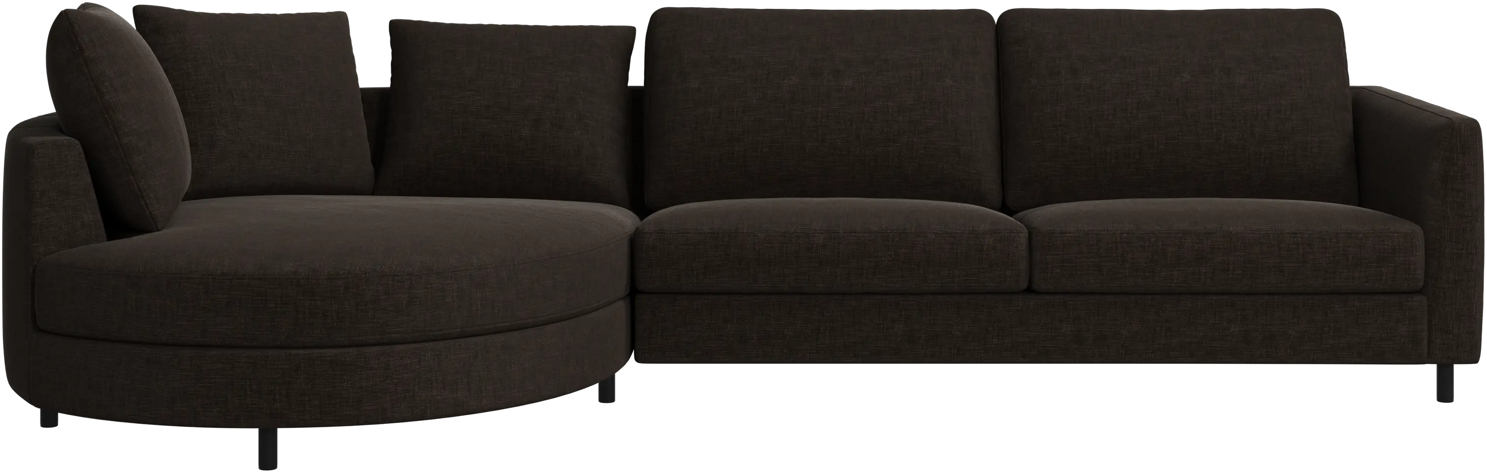 Sofá Indivi con módulo chaise-longue a la izquierda