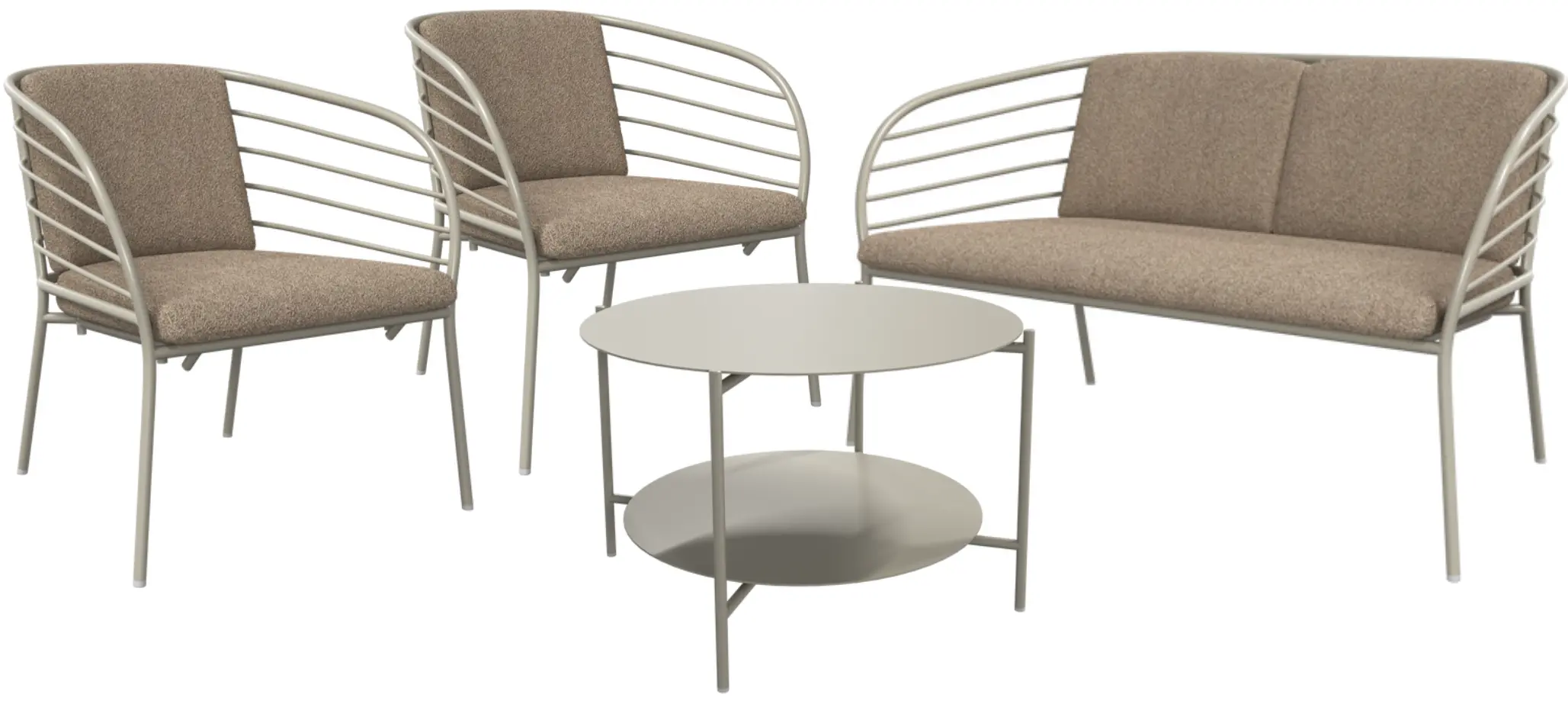 Outdoor Cancun Lounge Set Ash Grey (ODCDF001) EXCLUSIVE EVENT DISCOUNT SAVE £796