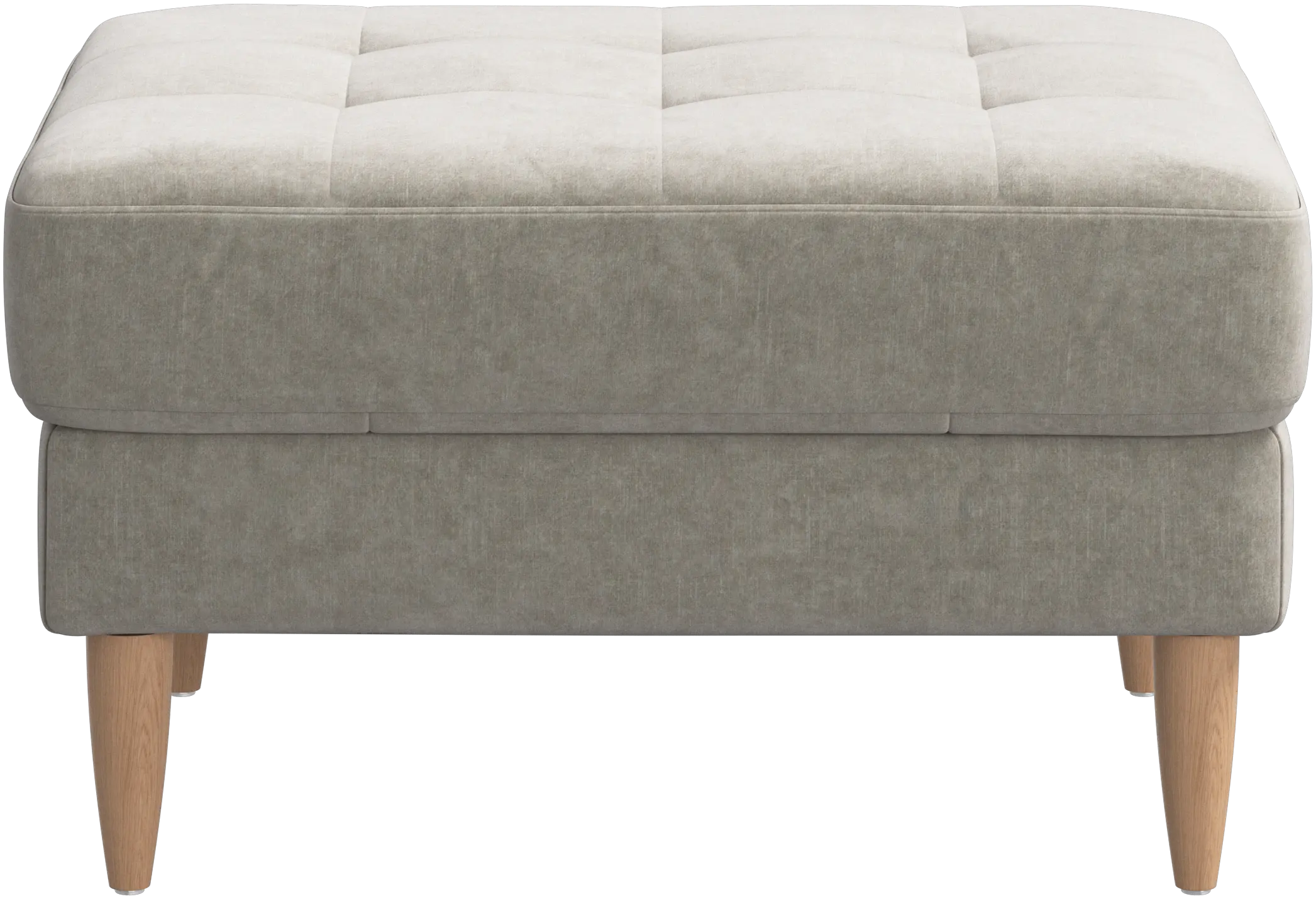 Osaka footstool, tufted seat