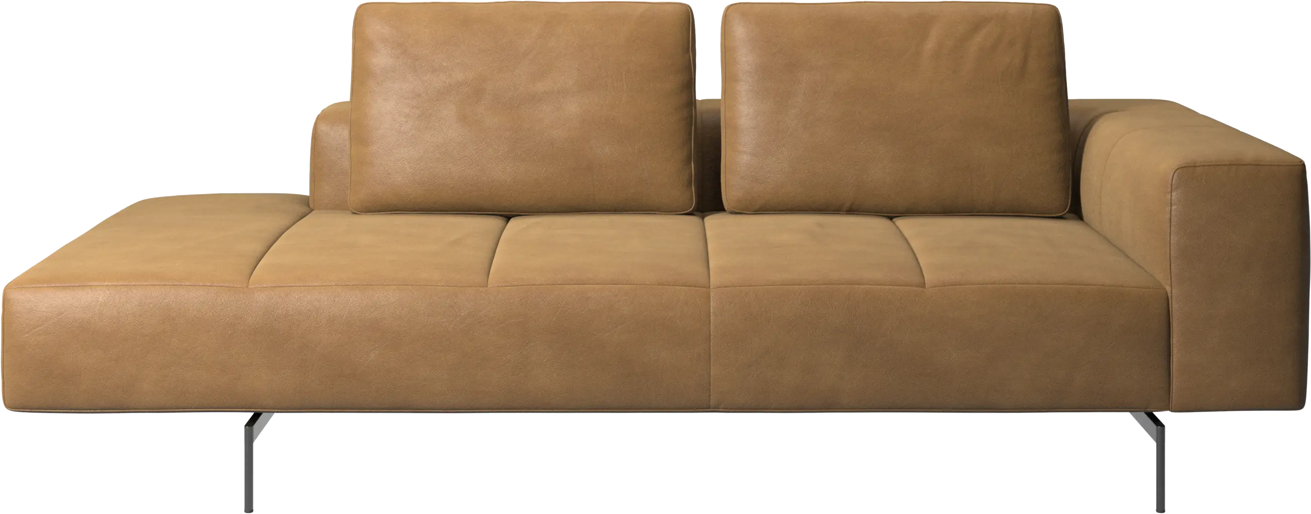 Amsterdam resting module for sofa, armrest right, open end left