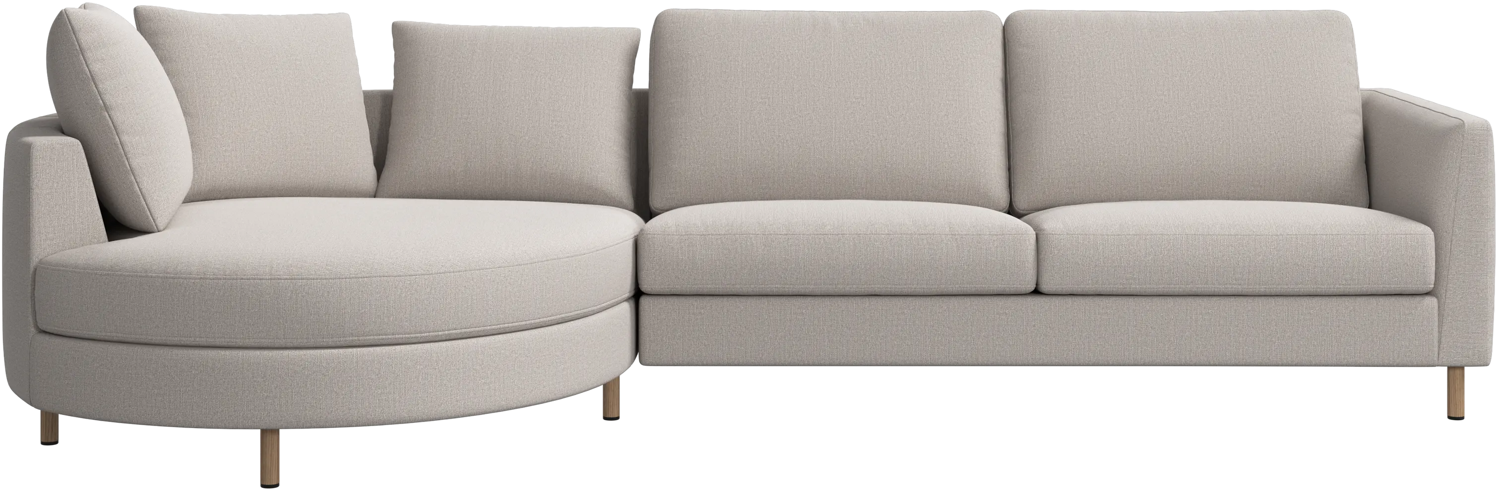 Indivi sofa with chaise longue left