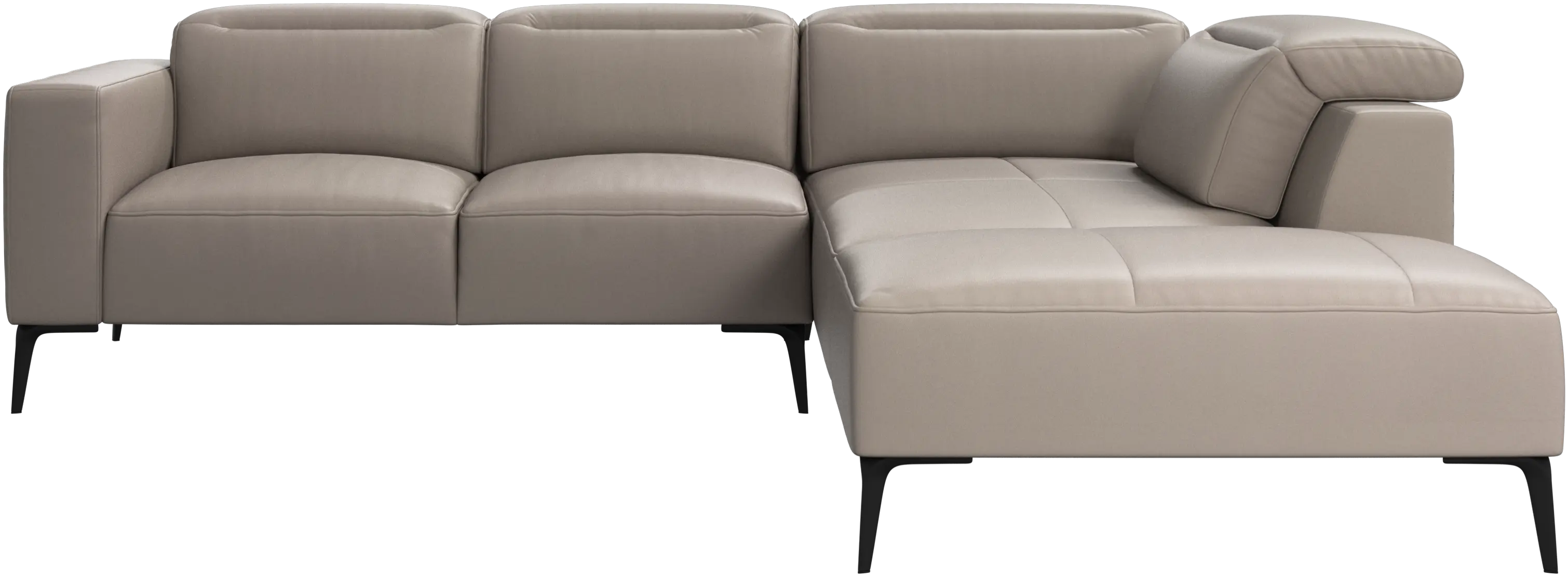Zürich corner sofa with lounging unit