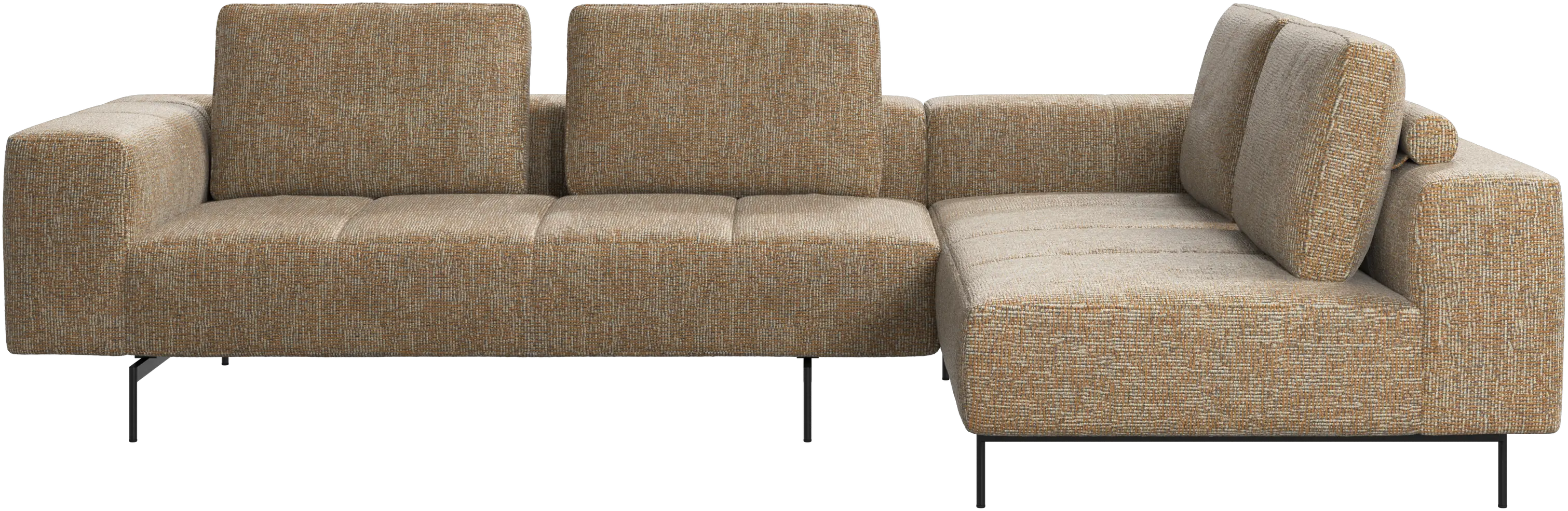 Amsterdam corner sofa with lounging unit