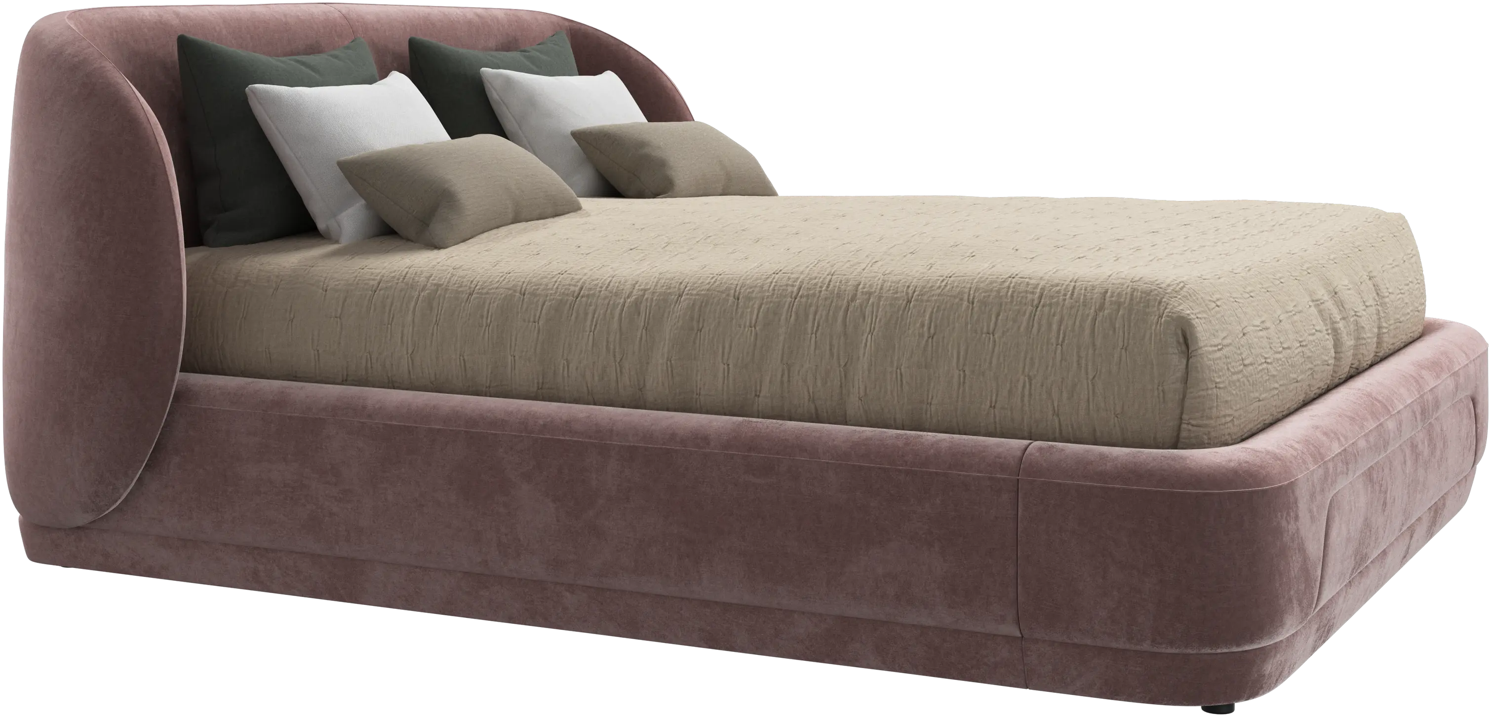 Bolzano bed with slats  - W152,5xL200cm