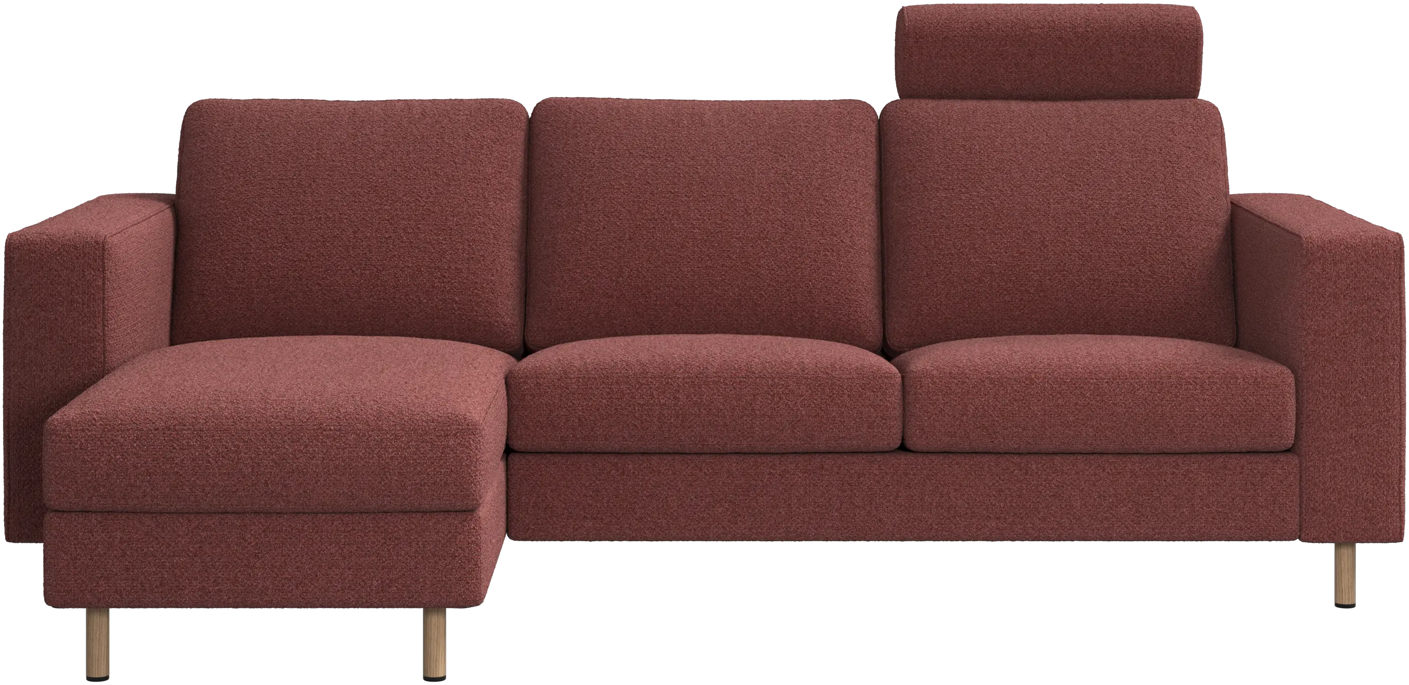 Indivi sofa with chaise longue left