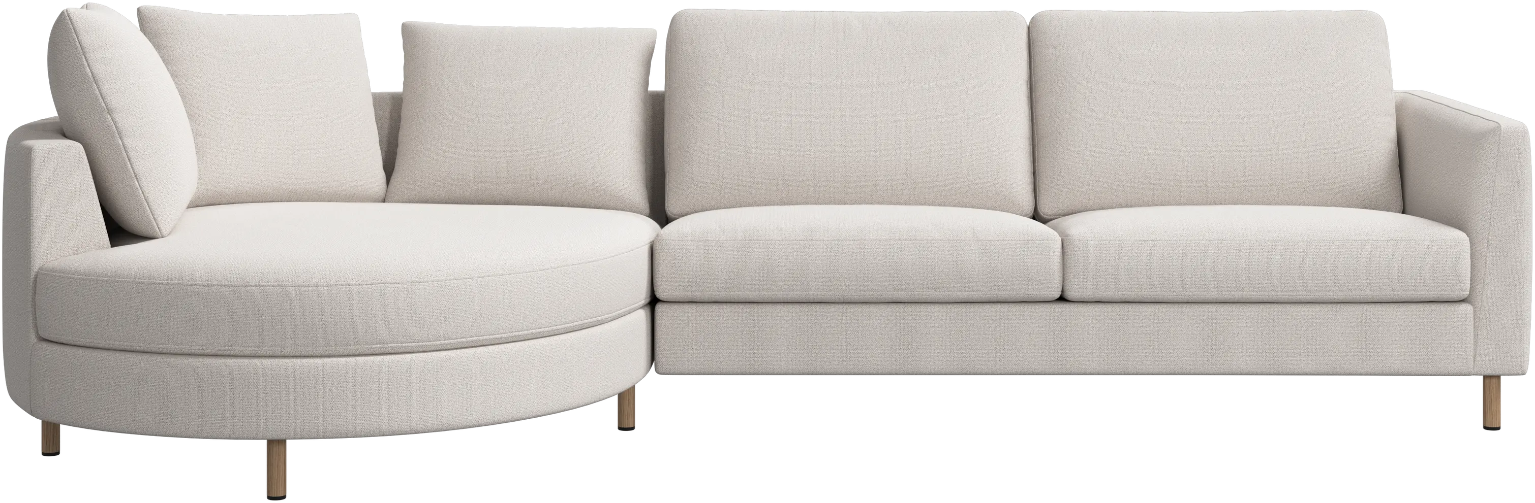 Indivi sofa with chaise longue left