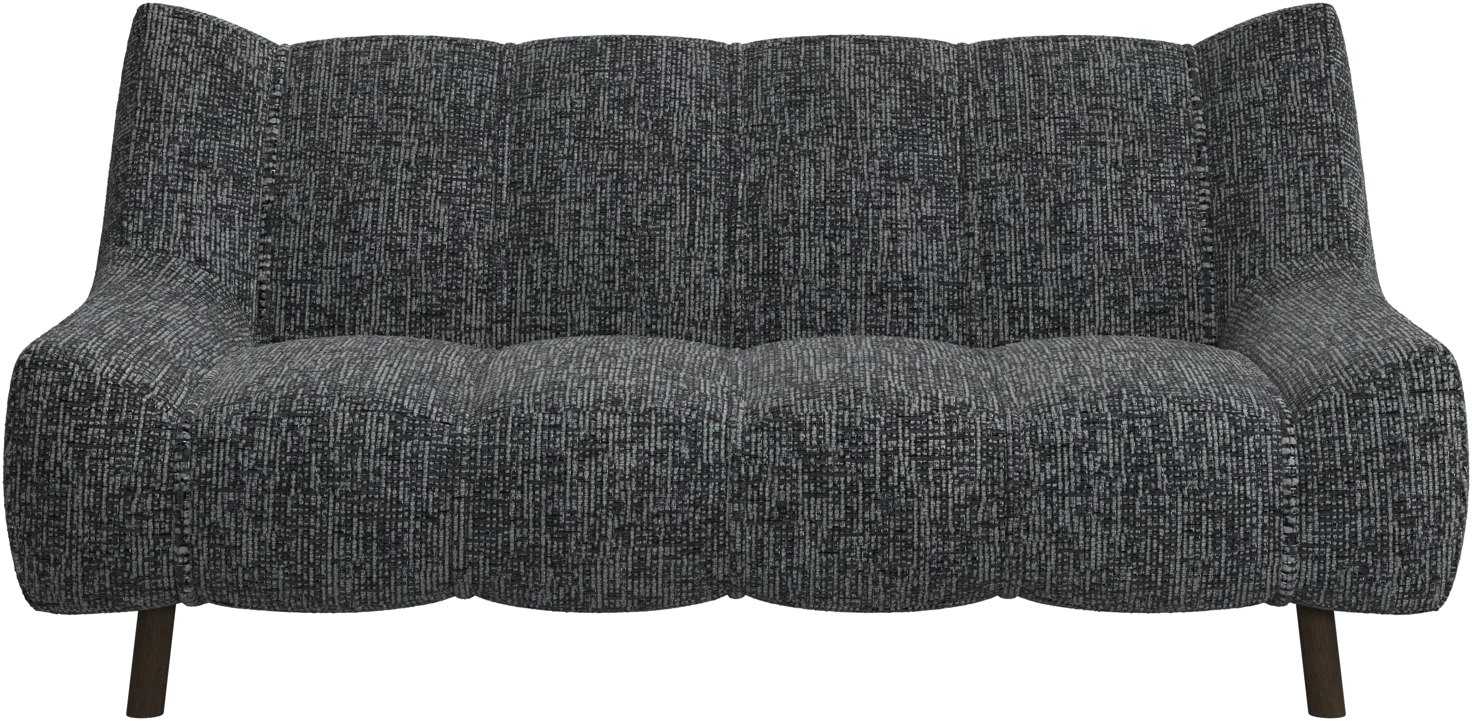 Nawabari 2 seater sofa, wooden leg