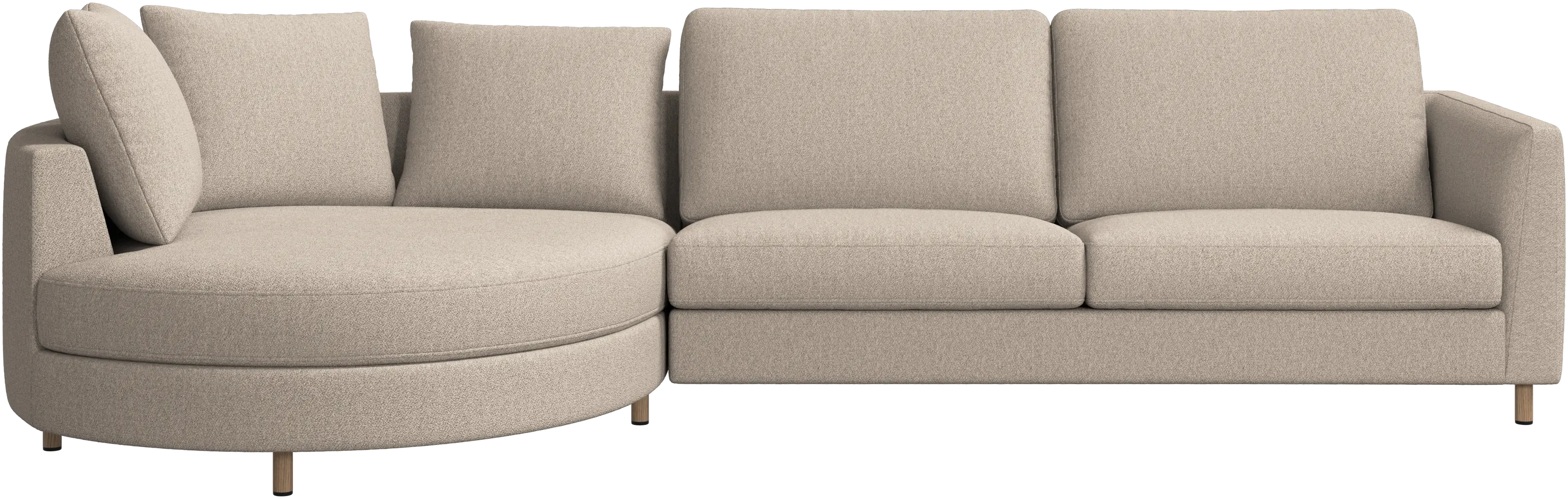 Indivi sofa with chaise longue left