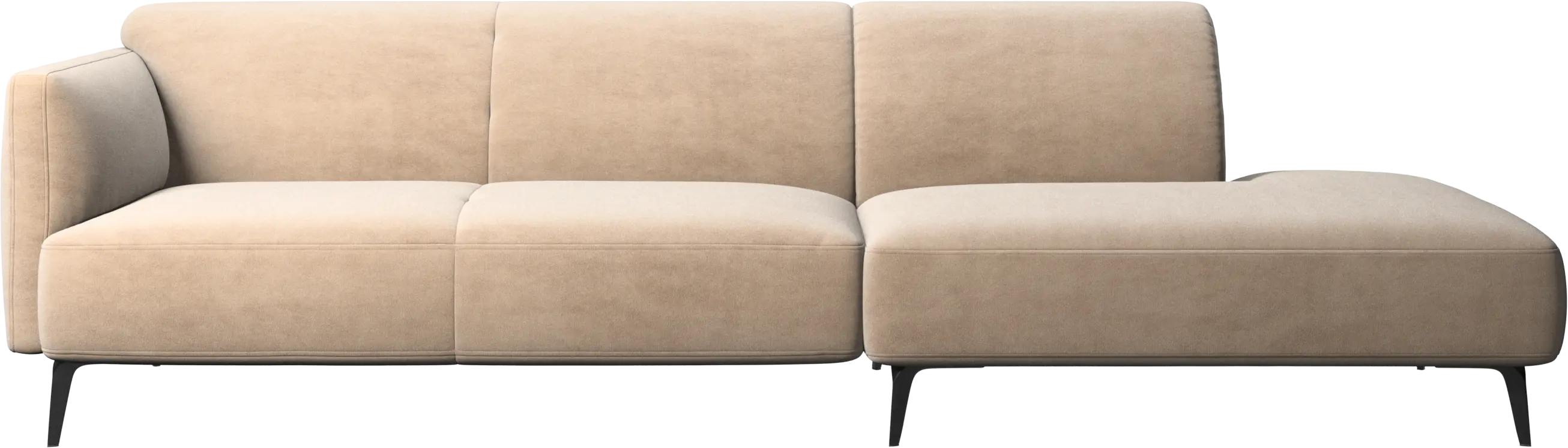 Modena sofa with lounging unit