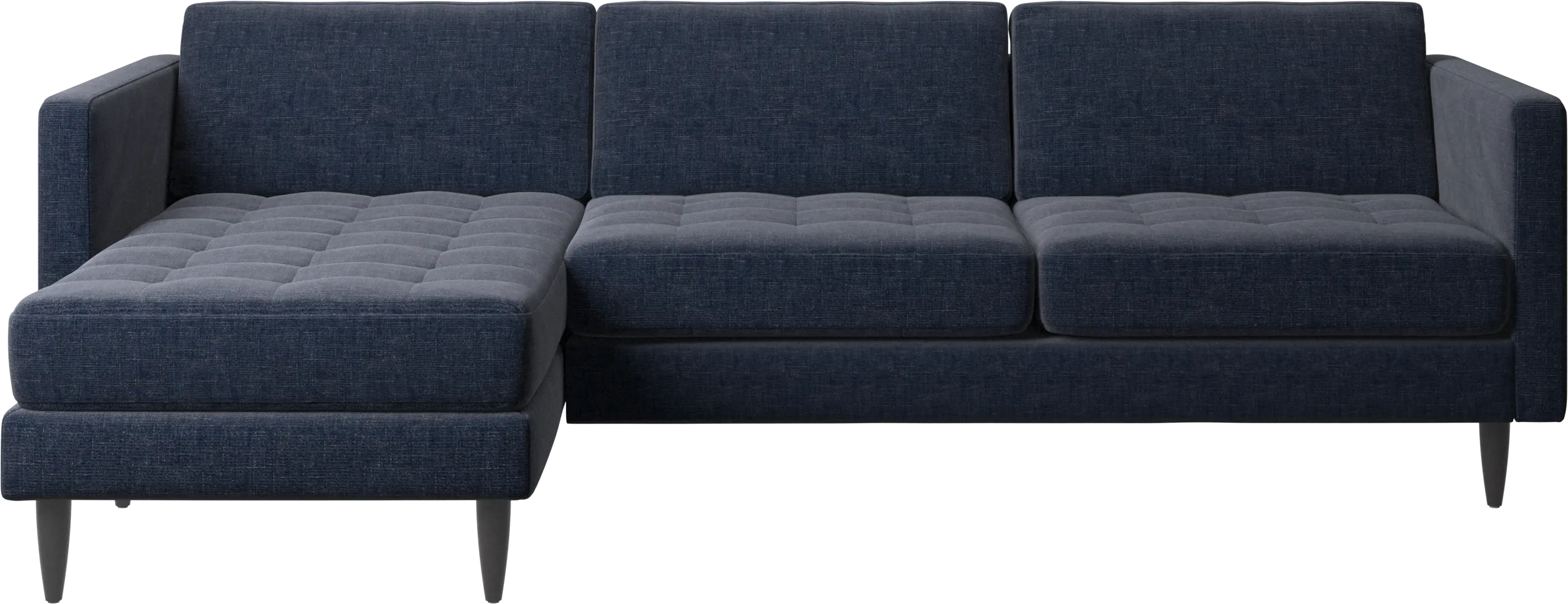 Osaka sofa with resting unit, tufted seat