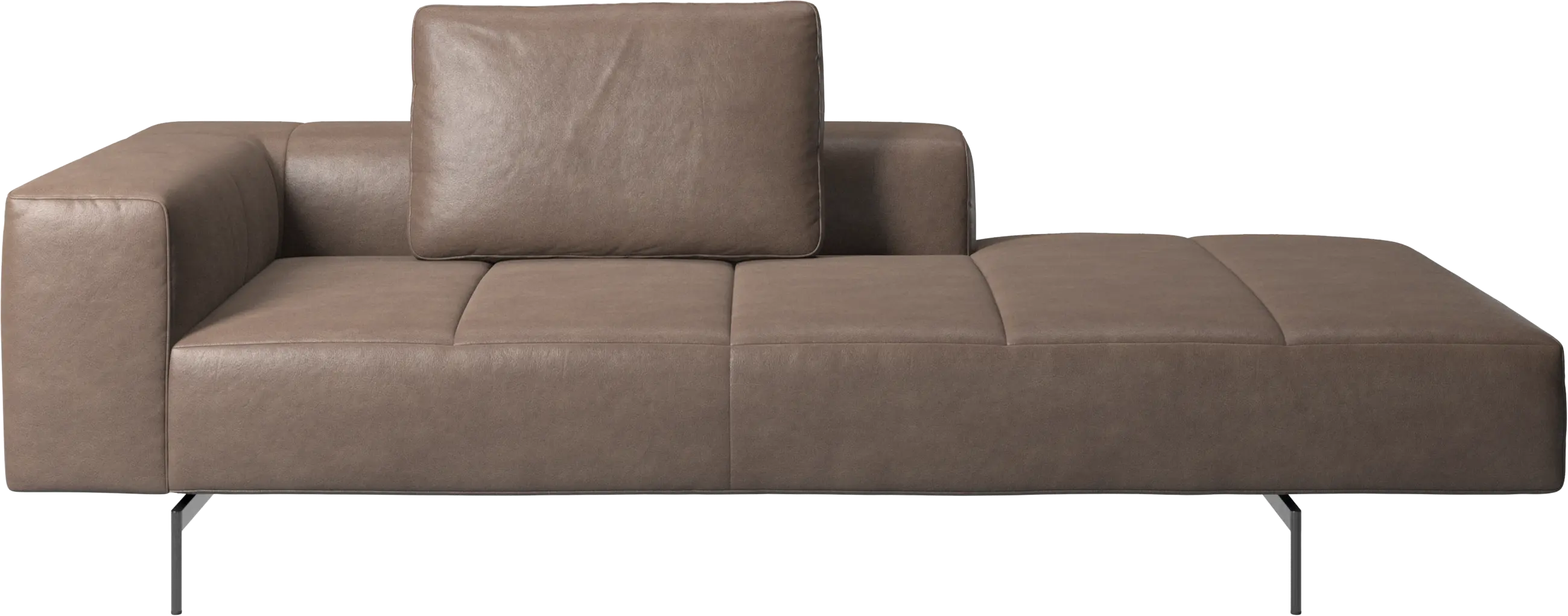 Amsterdam Iounging module for sofa, armrest left, open end right