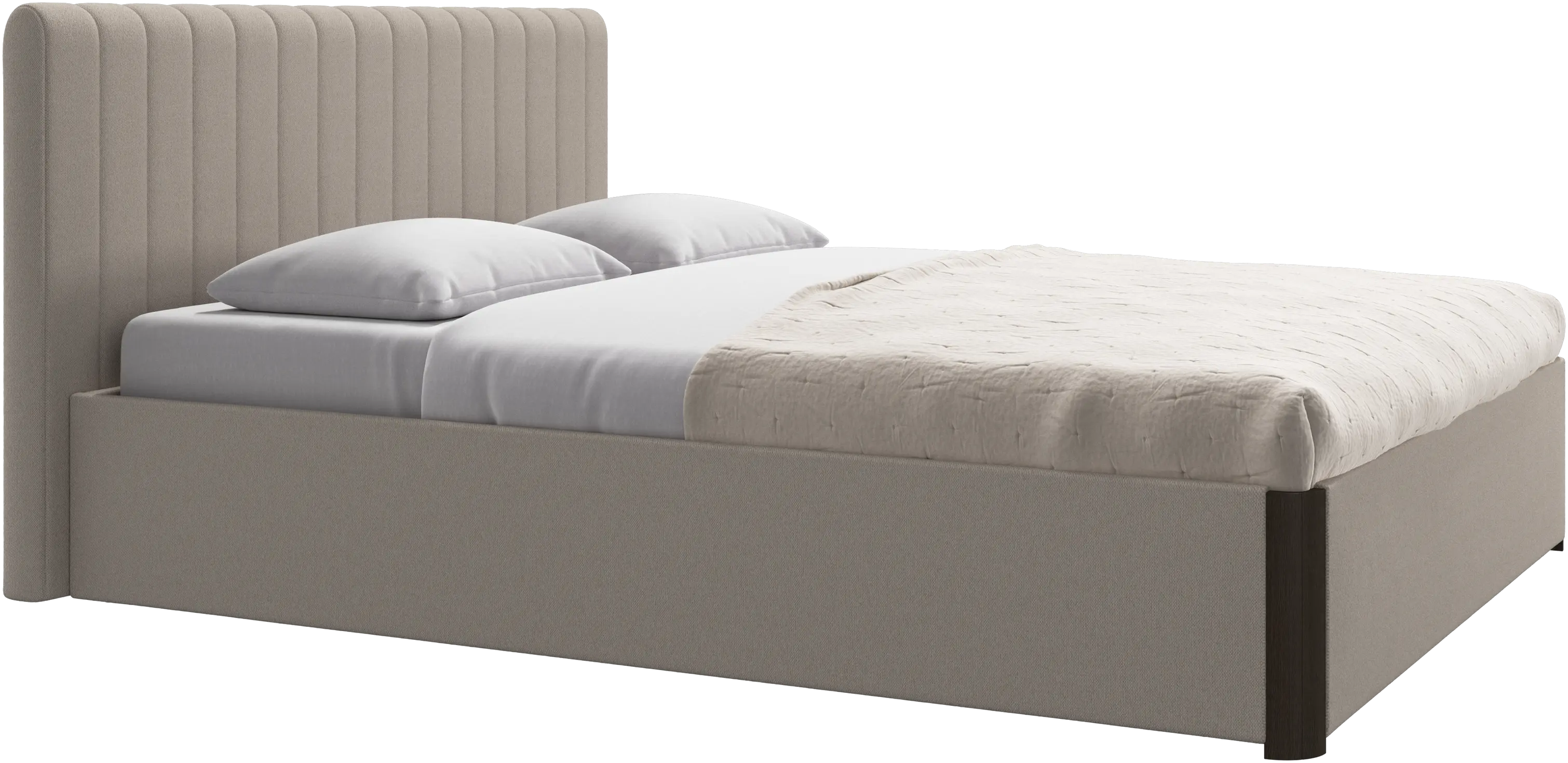 Element bed, bed-mounted headboard, without slats, excl. mattress