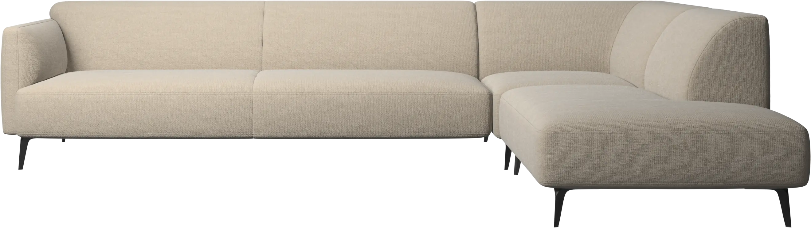 Modena corner sofa with lounging unit