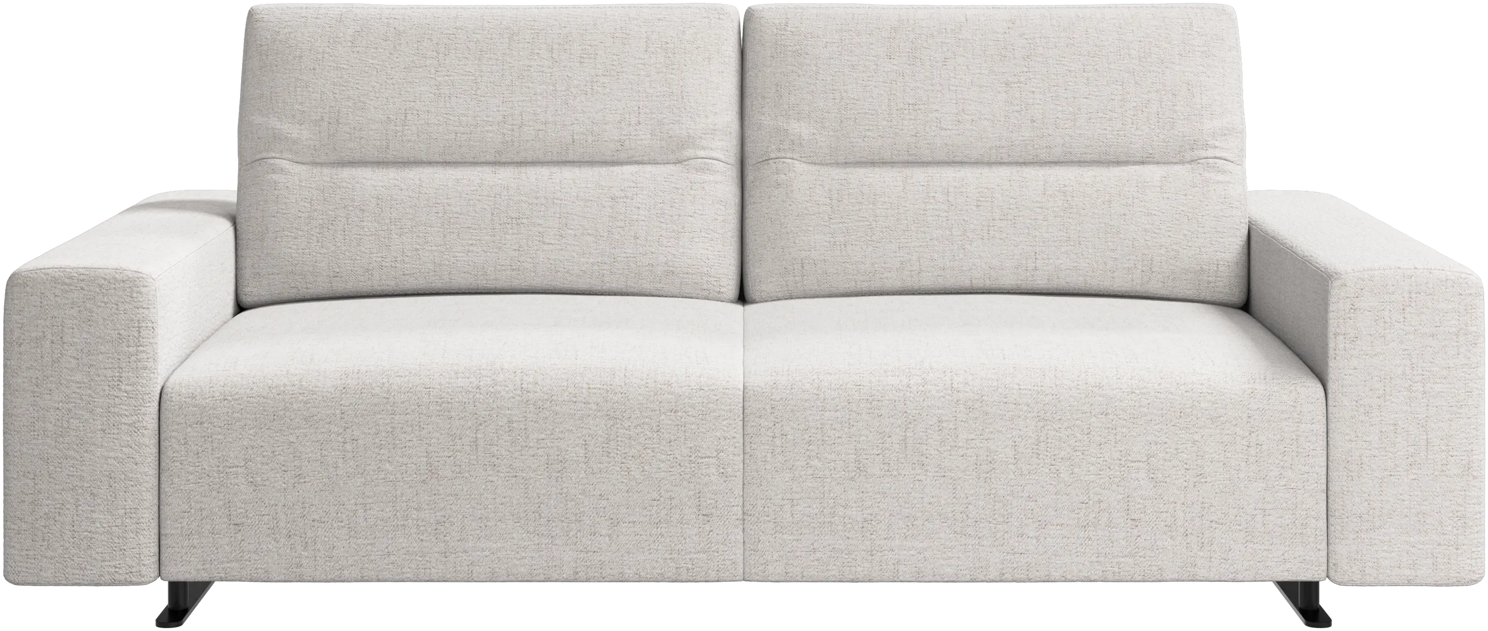 Hampton sofa med justerbar ryg og opbevaring i højre side