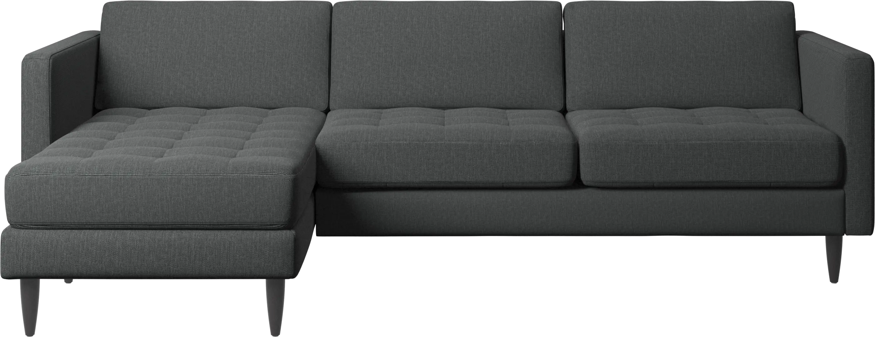 Osaka sofa with resting unit, tufted seat