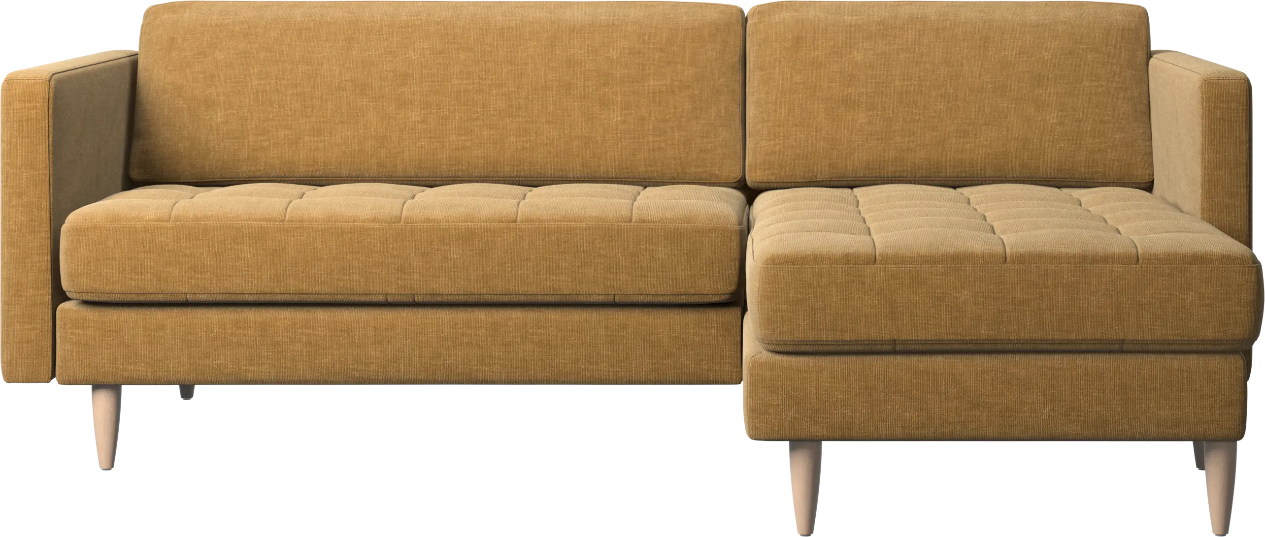 Osaka sofa with resting unit, tufted seat