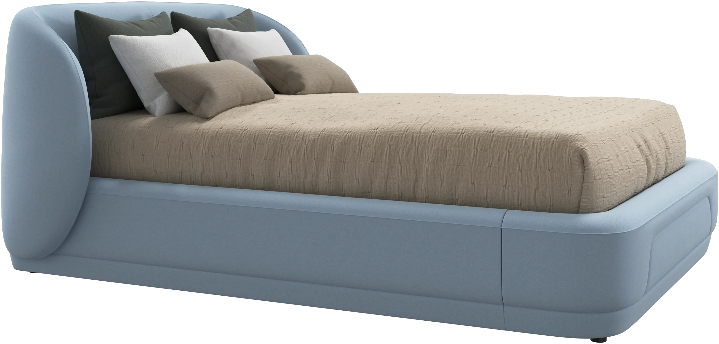 Lit Bolzano avec sommier à lattes – l140xL190 cm