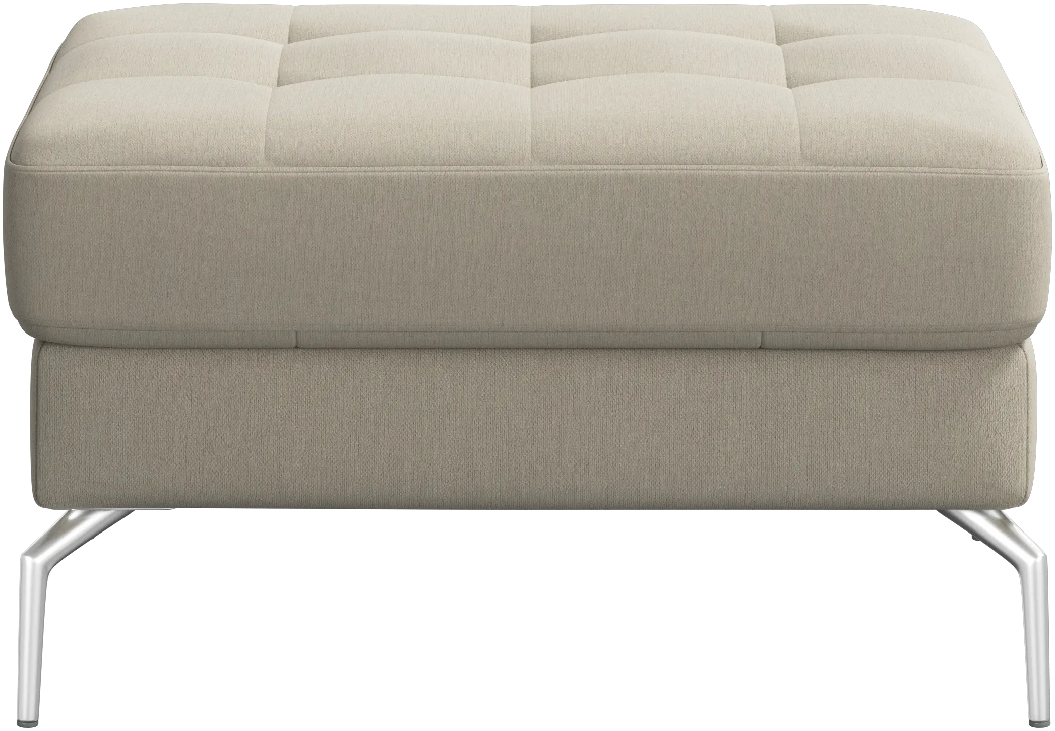 Osaka footstool, tufted seat