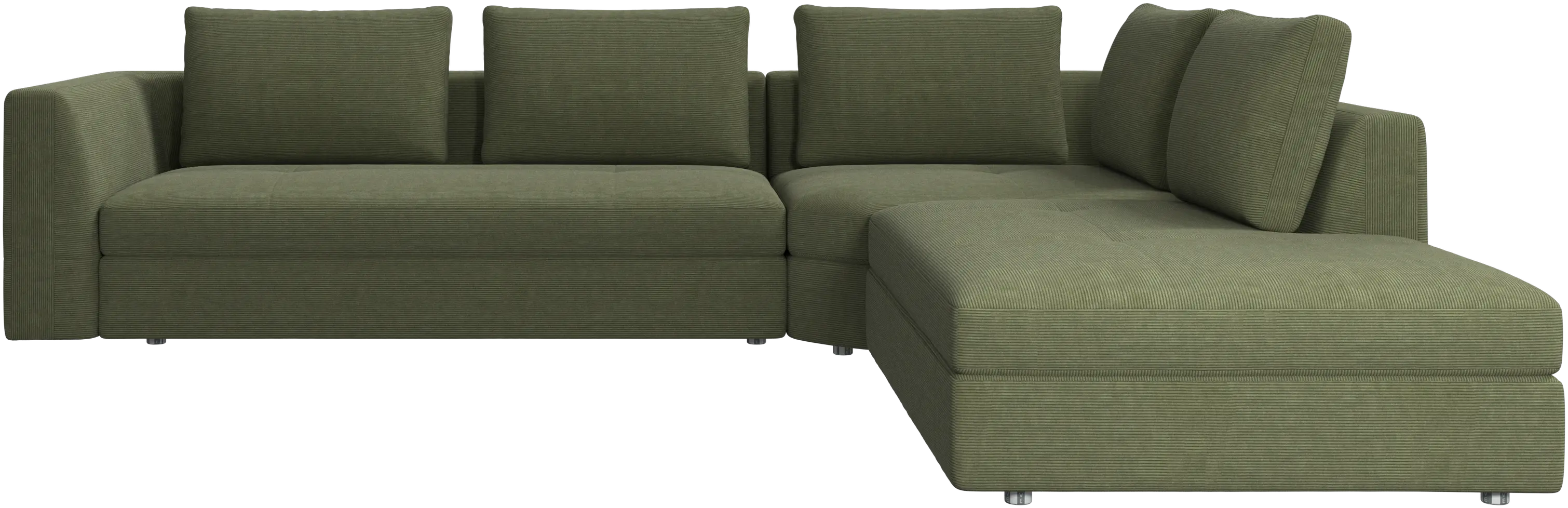 Bergamo corner sofa with lounging unit