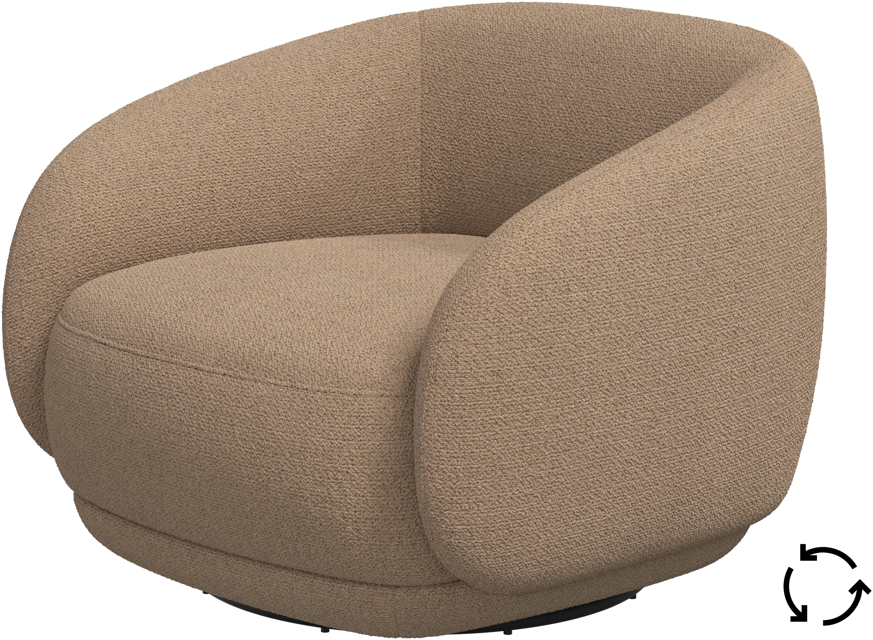 Fauteuil Bolzano avec fonction pivotante