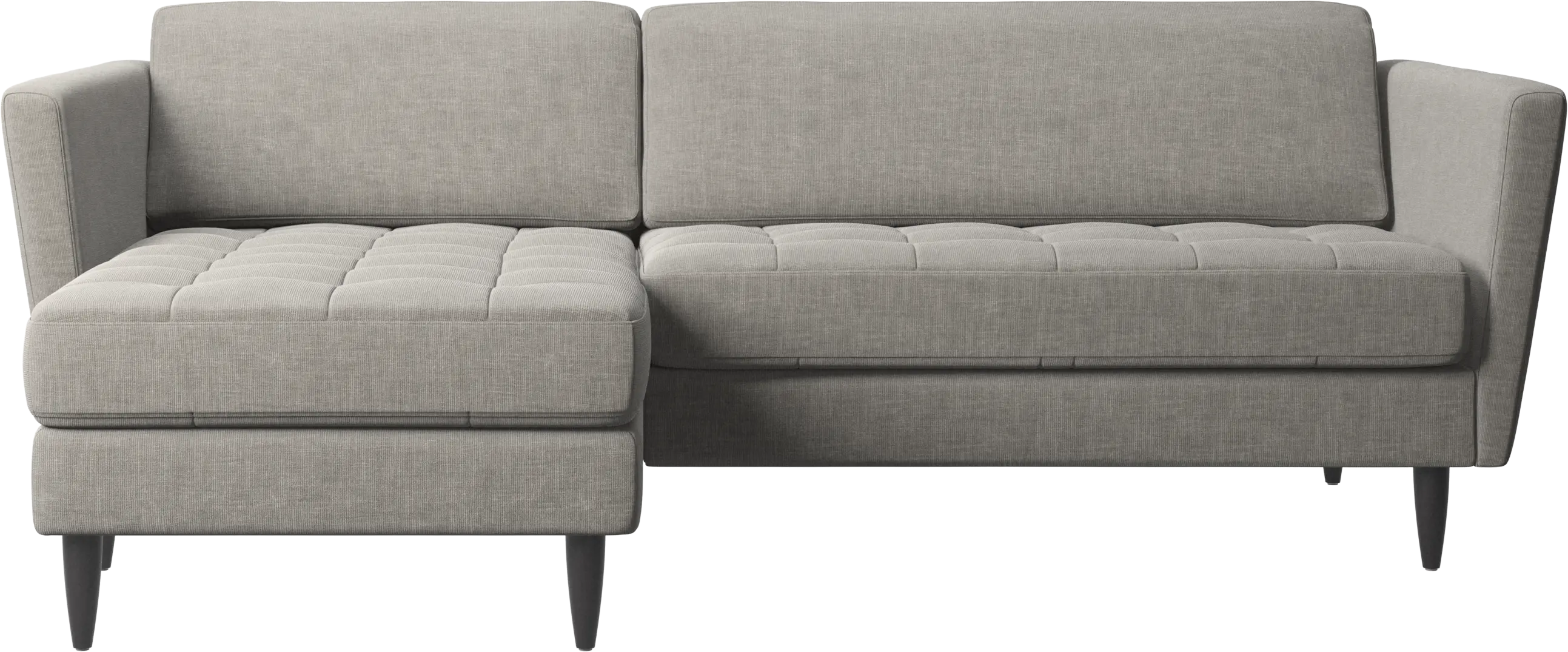 Osaka sofa with resting unit, tufted seat