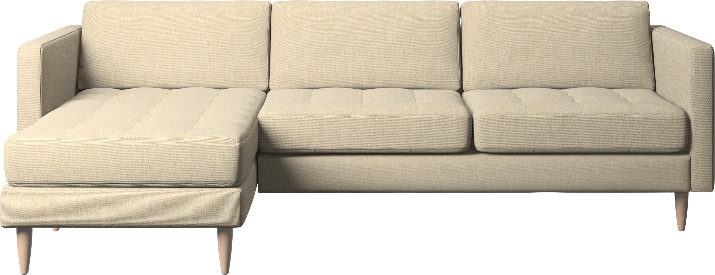 Osaka Sofa mit Ruhemodul, getuftete Sitzfläche