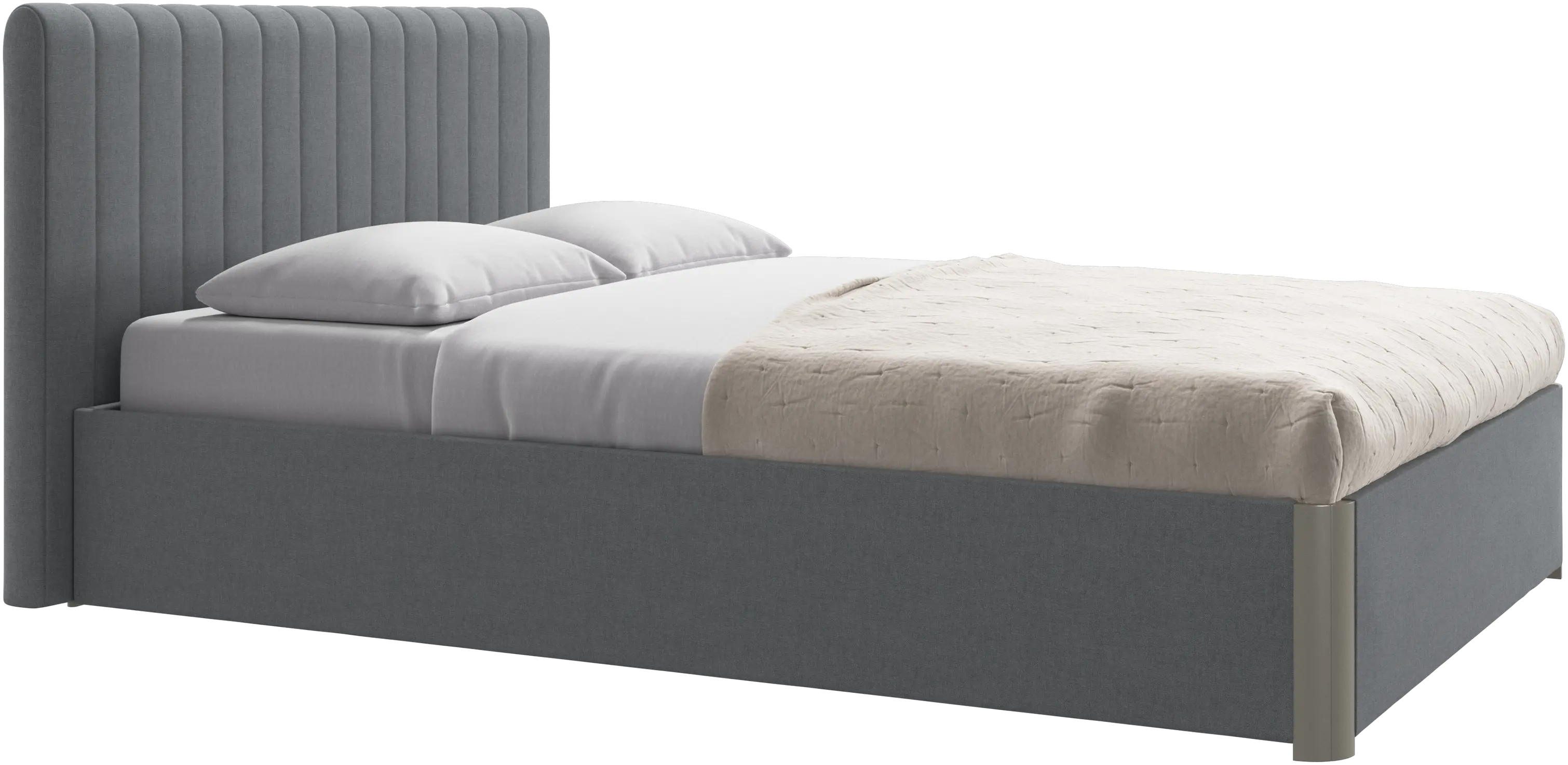 Element bed, bed-mounted headboard, without slats, excl. mattress