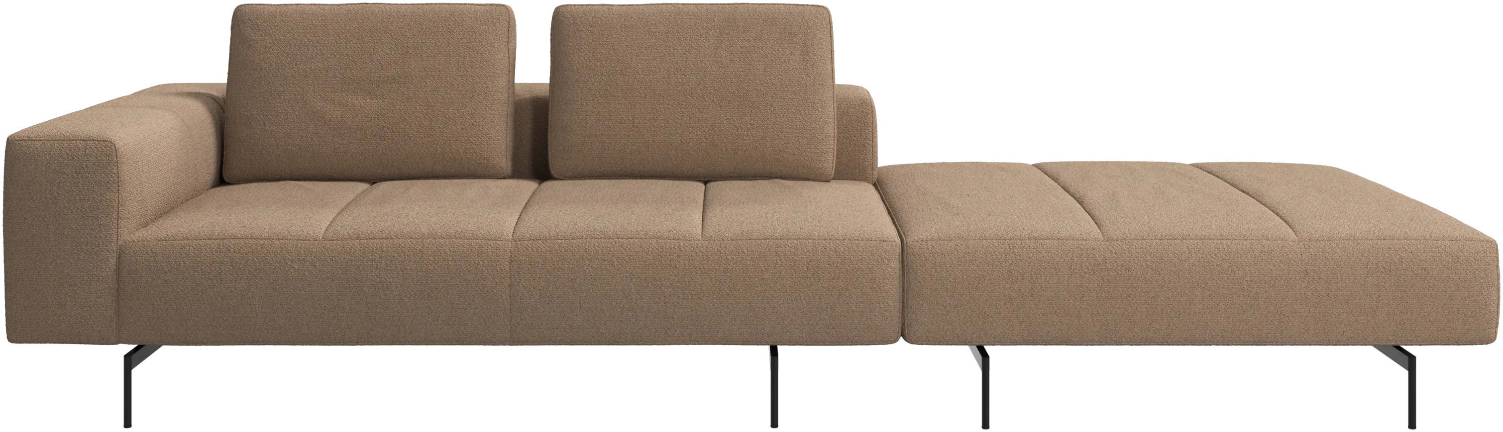 Amsterdam ソファ 右側プーフ付き