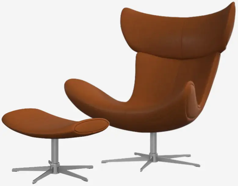 Armchairs Squilla アームチェア、回転式 　オットマン付き