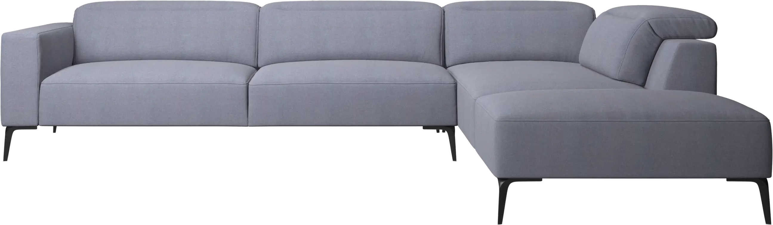 Zürich corner sofa with lounging unit