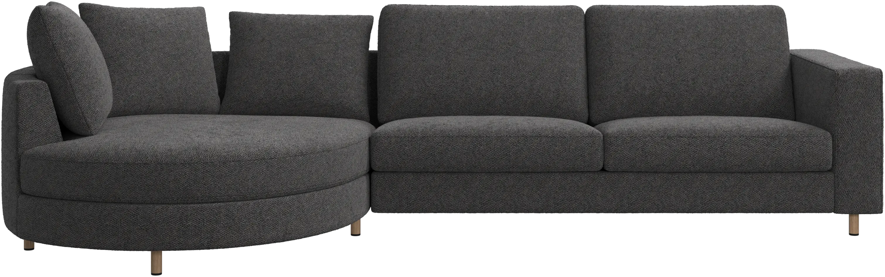 Indivi sofa with chaise longue left
