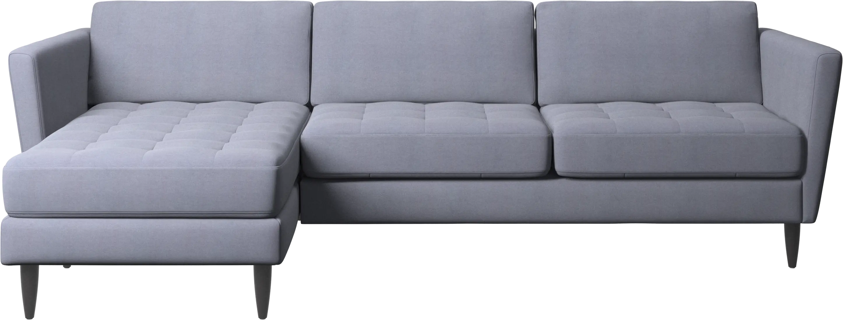 Osaka sofa with resting unit, tufted seat