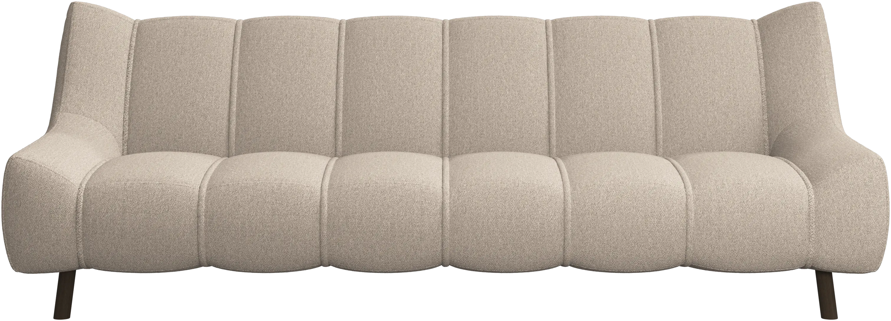 Nawabari 3 seater sofa, wooden leg