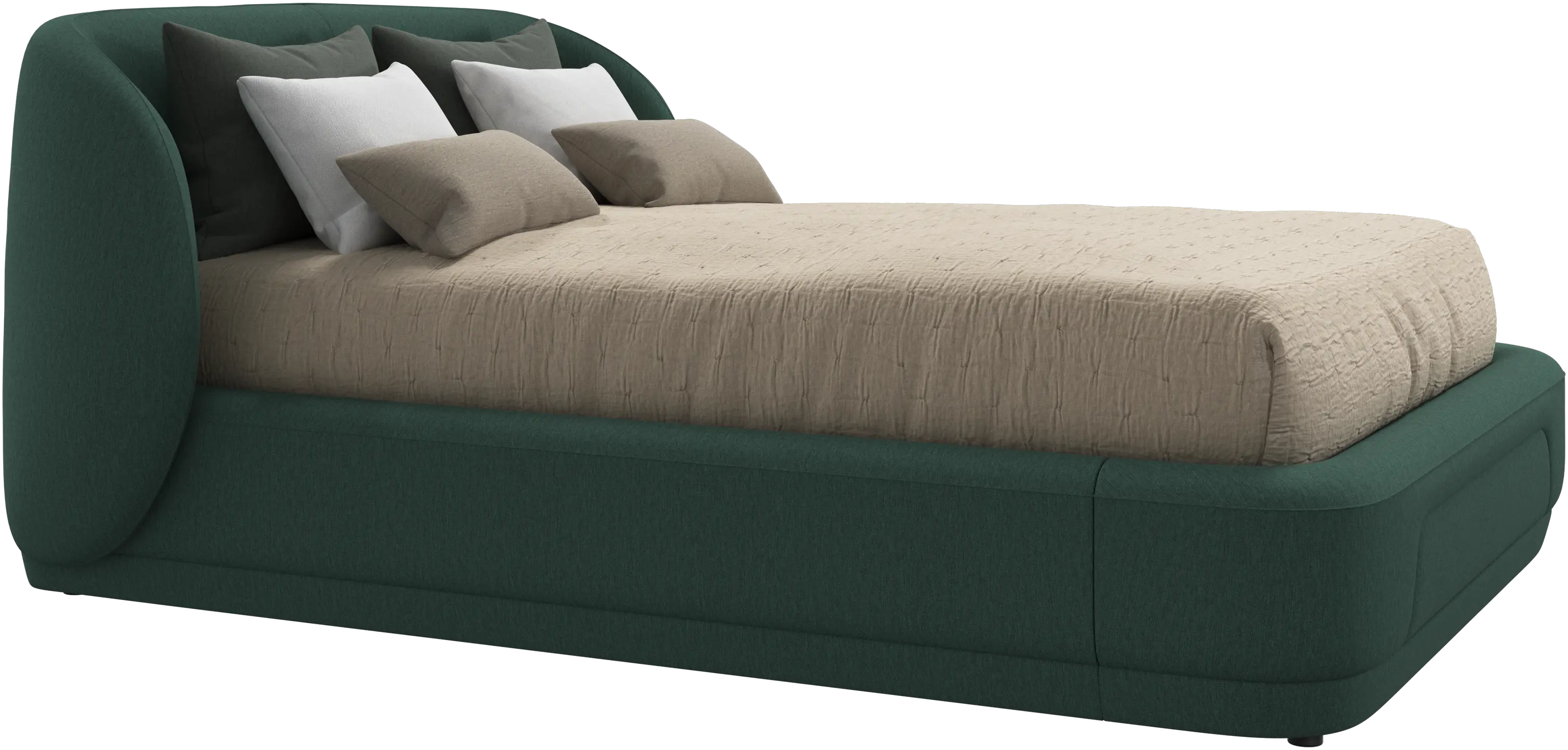 Bolzano bed with slats  - W140xL200cm