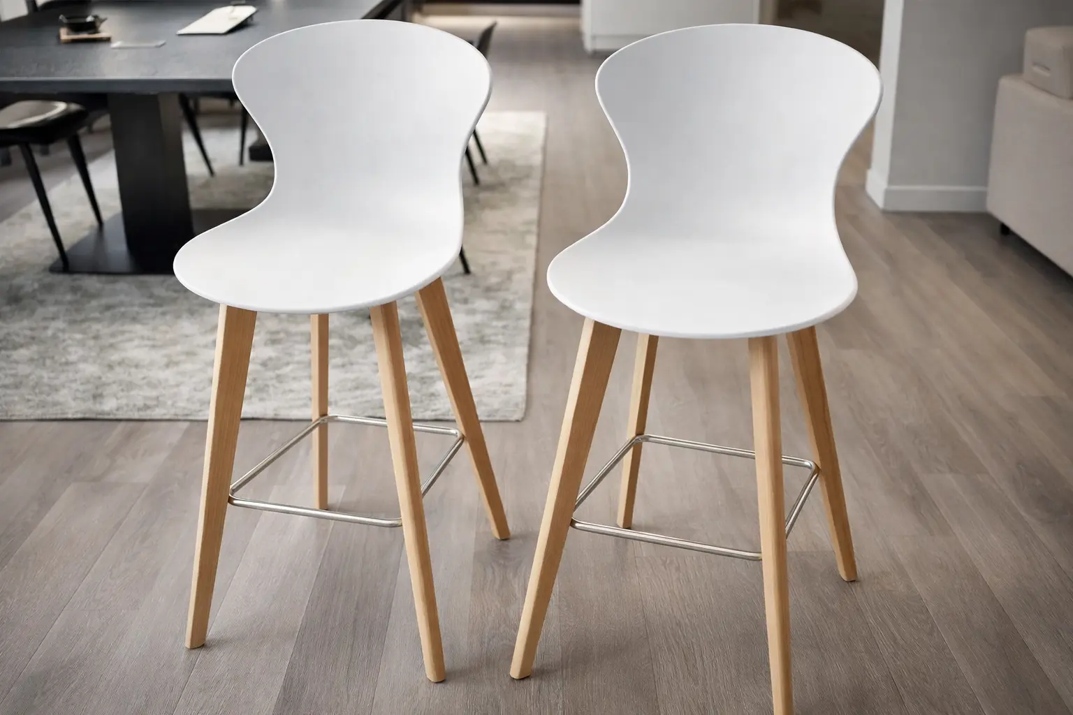 Adelaide barstools - SET OF 2 (BSWH013) SAVE OVER £250