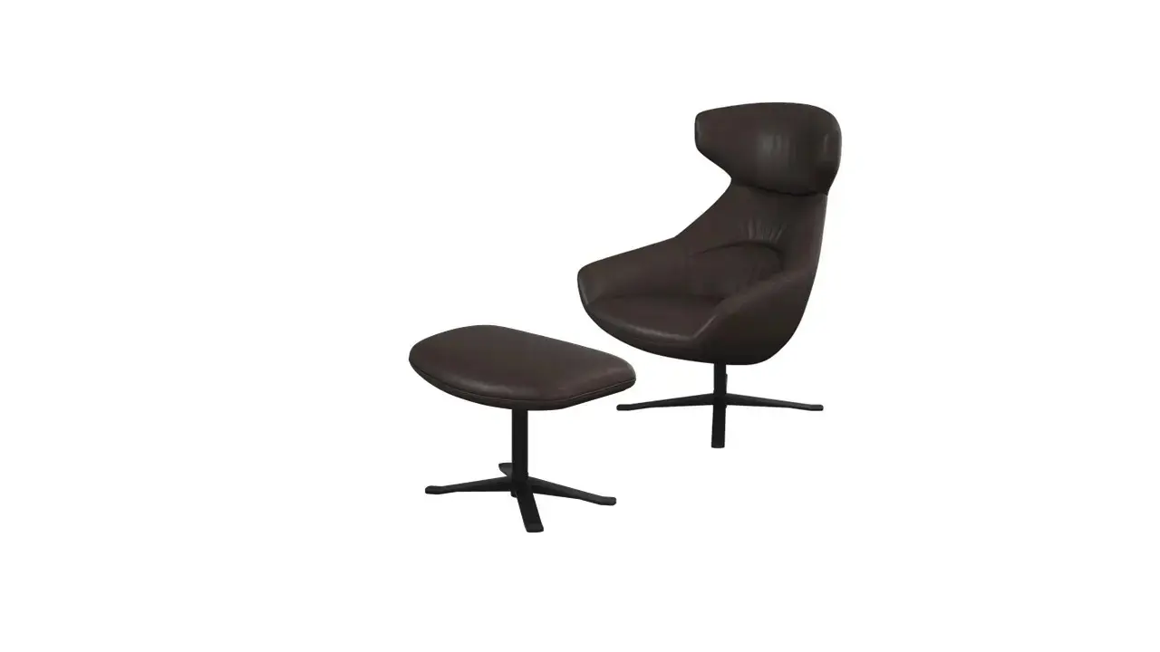 Armchairs Porto リクライニングチェア、回転式  オットマンSET　40％OFF
