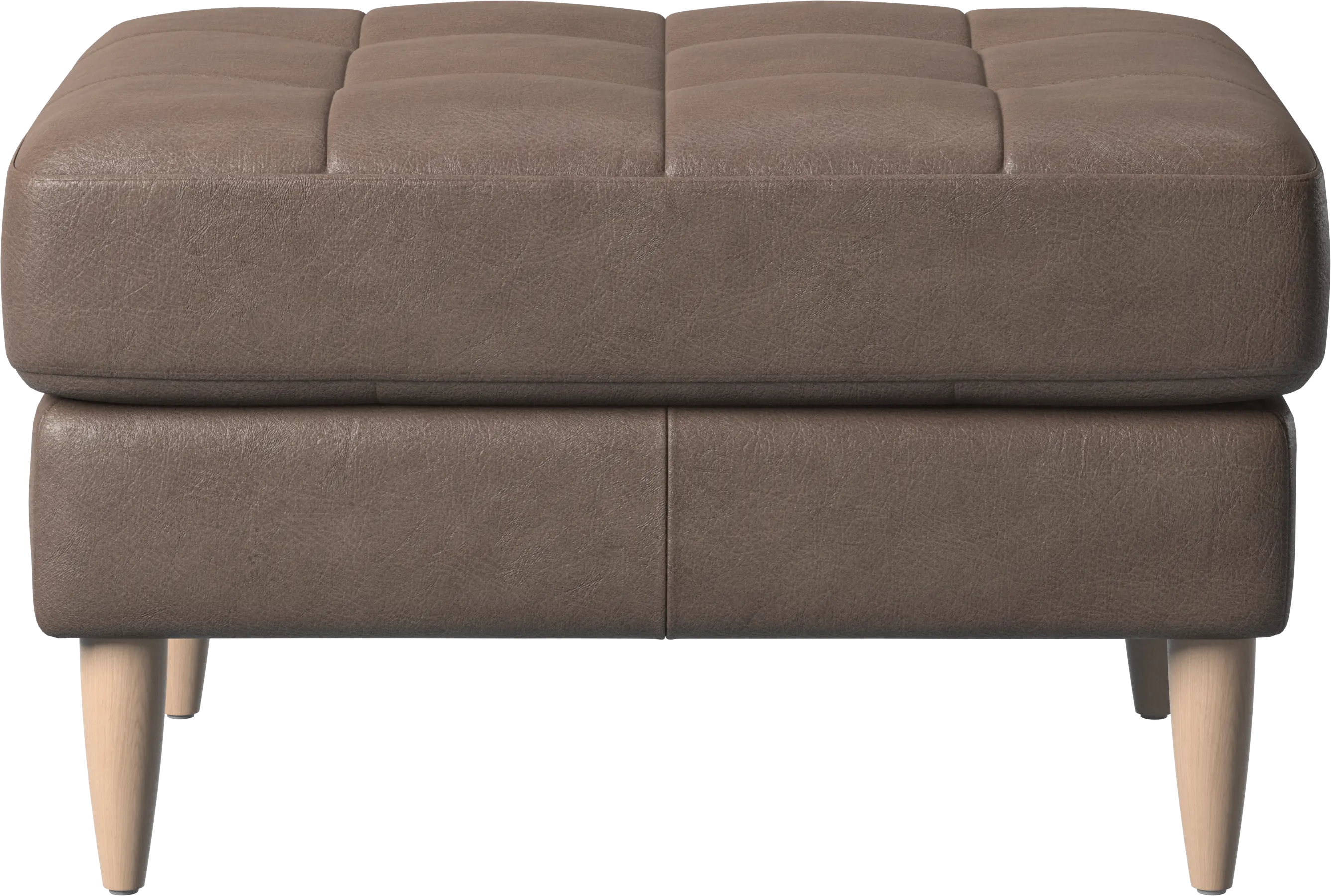 Osaka footstool, tufted seat